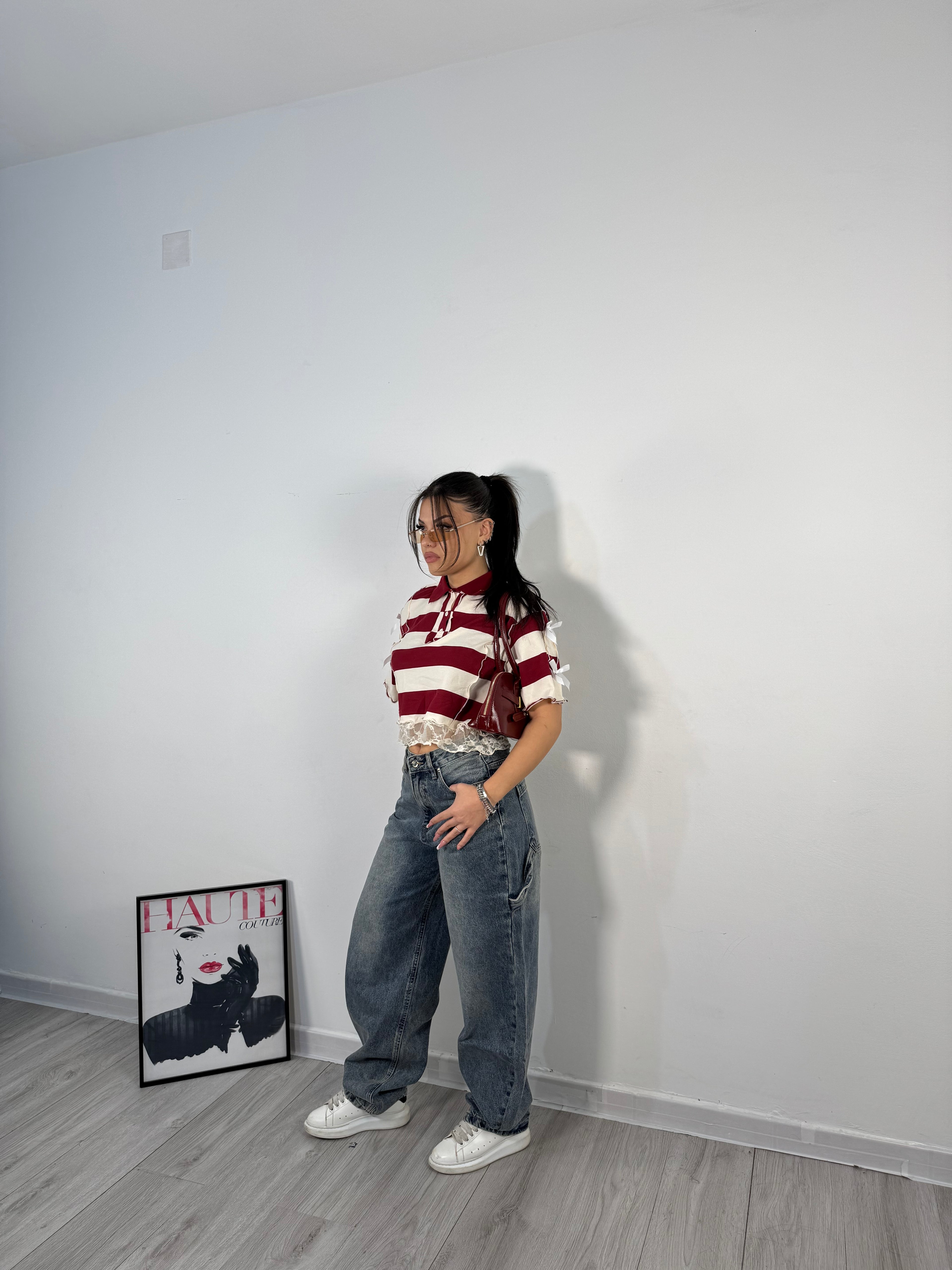 POLO ELISA BORDEAUX