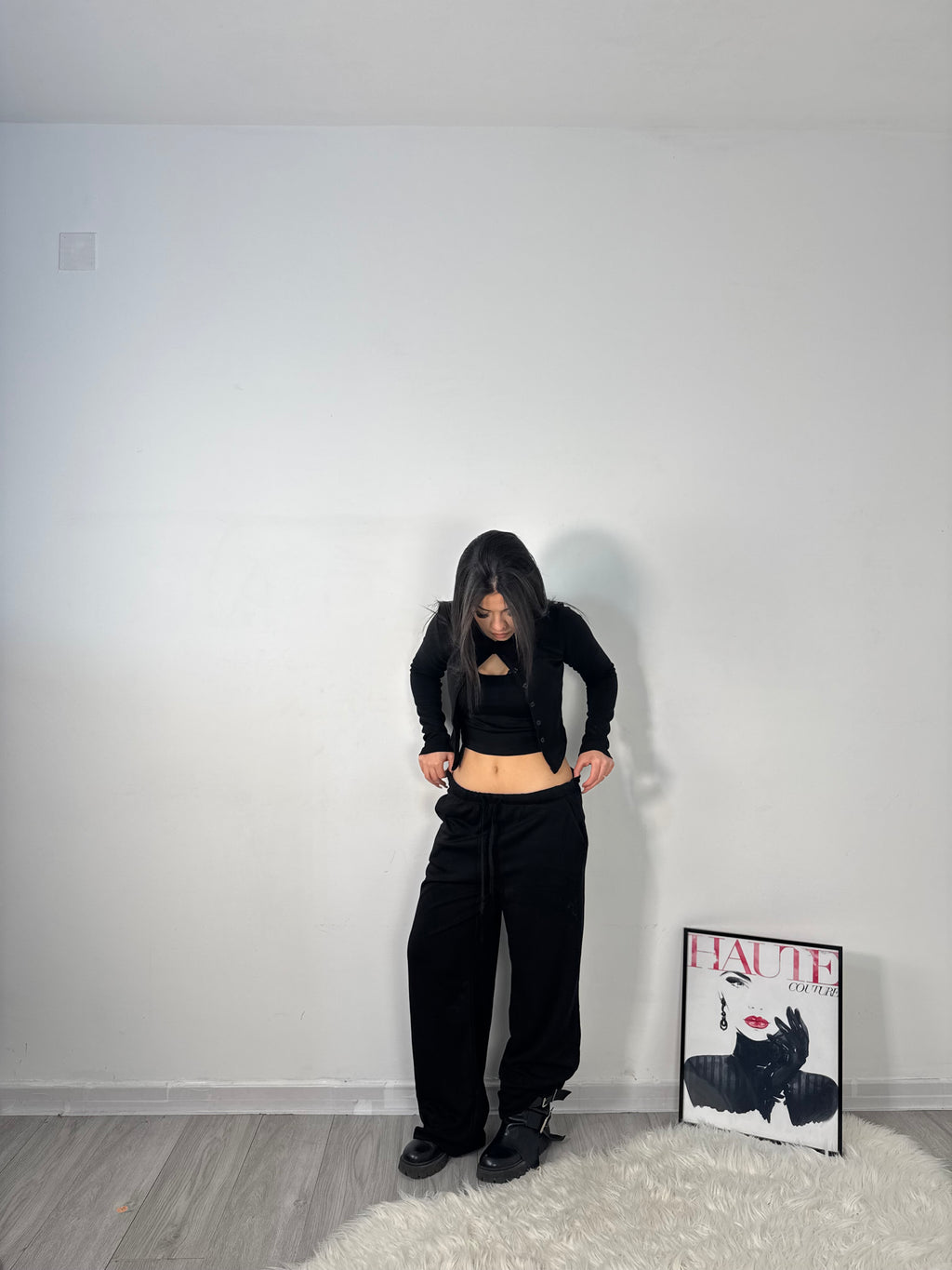 CORDSET FREE TIME BLACK