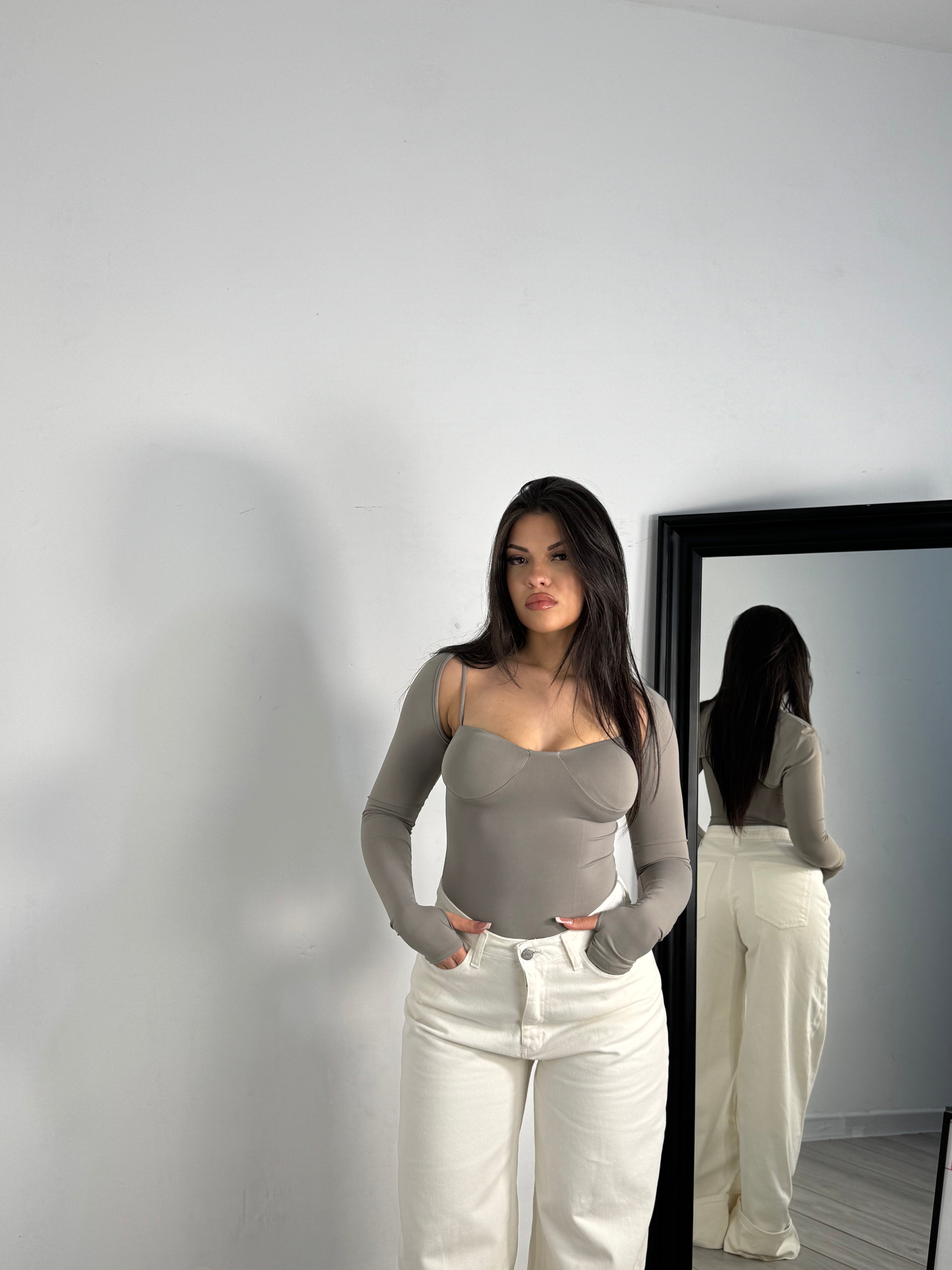 BODY COPRISPALLA GRIGIO