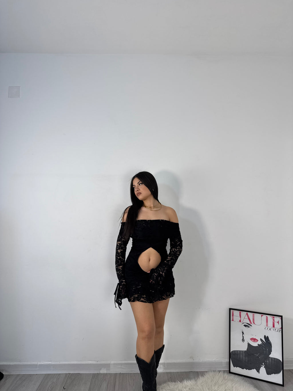 DRESS SARA MACRAME
