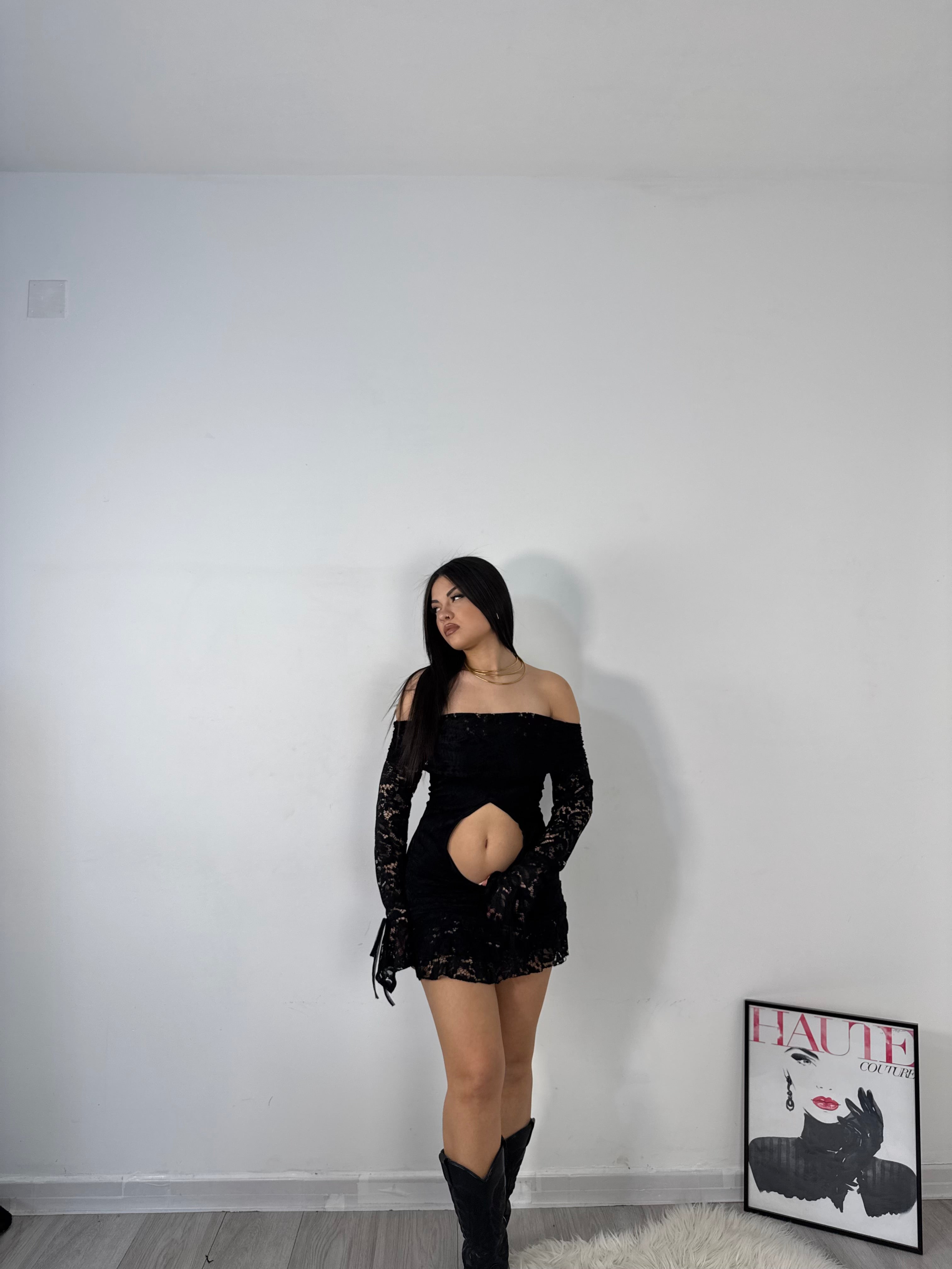 DRESS SARA MACRAME
