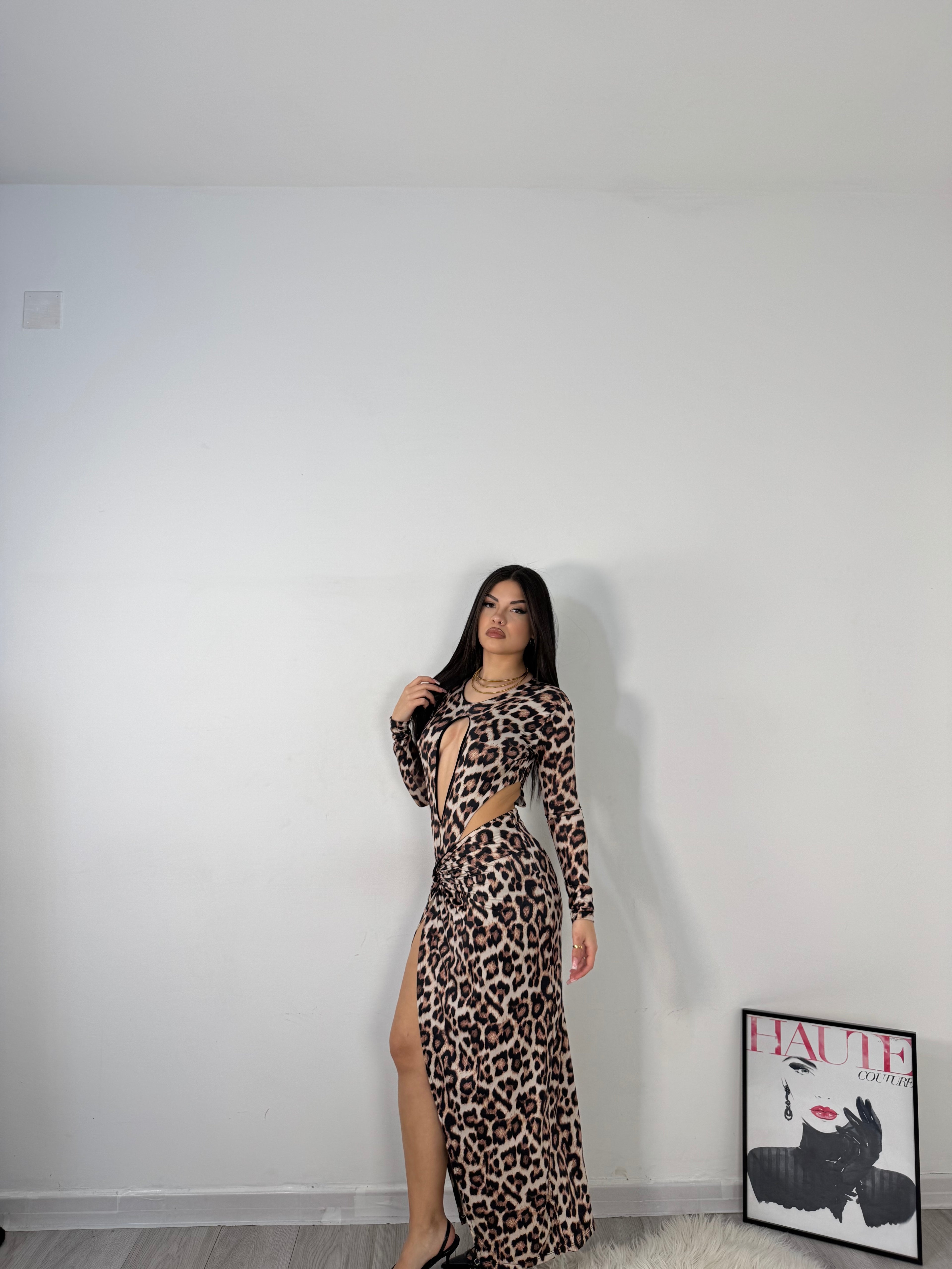 CORDSET KYLIE LEOPARDATO