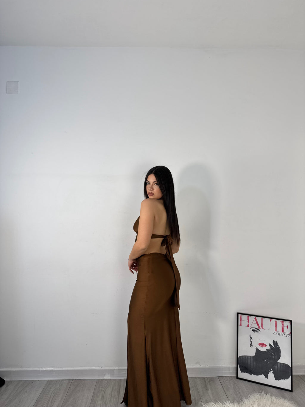 DRESS REBECCA MARRONE