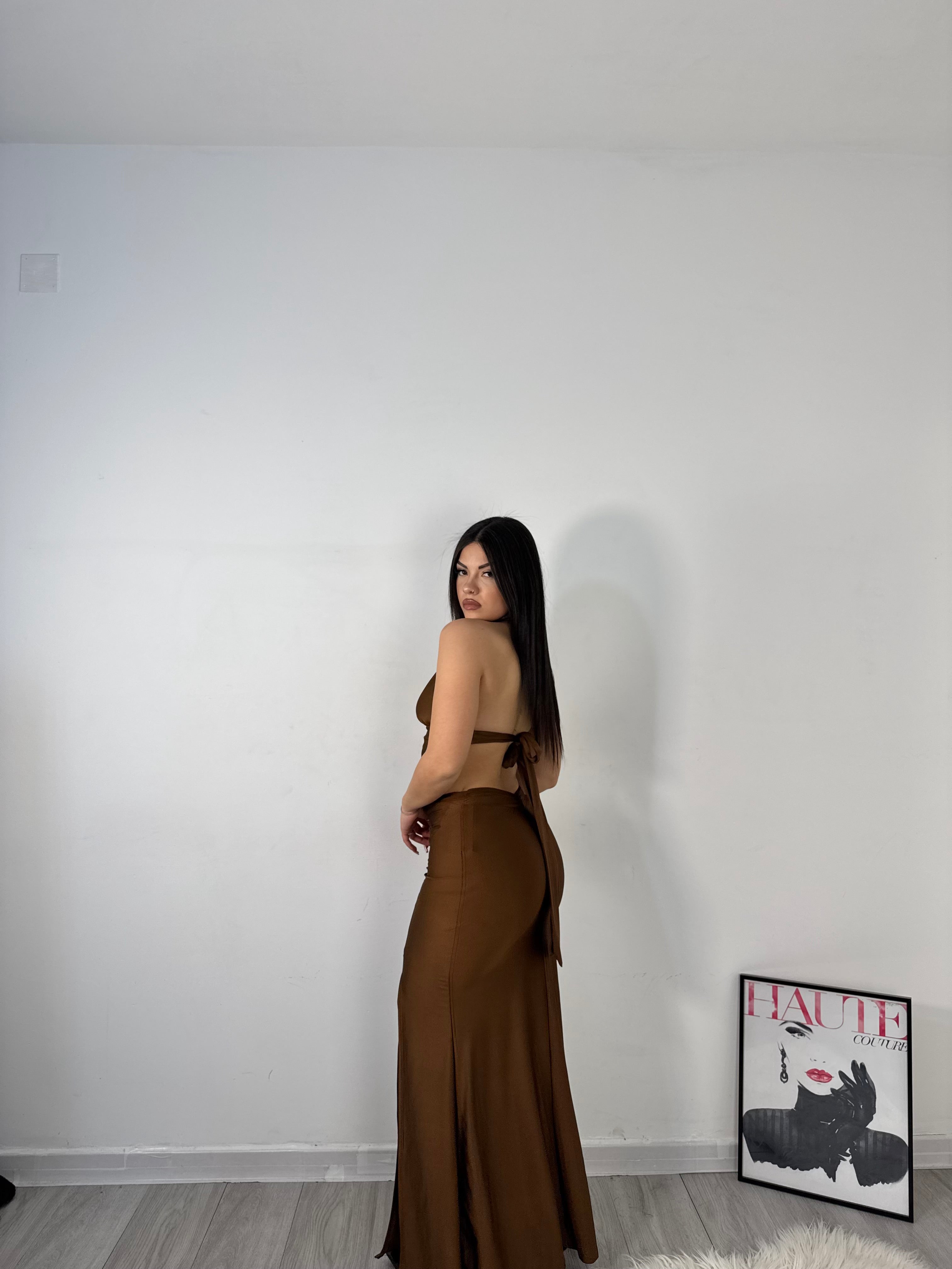 DRESS REBECCA MARRONE