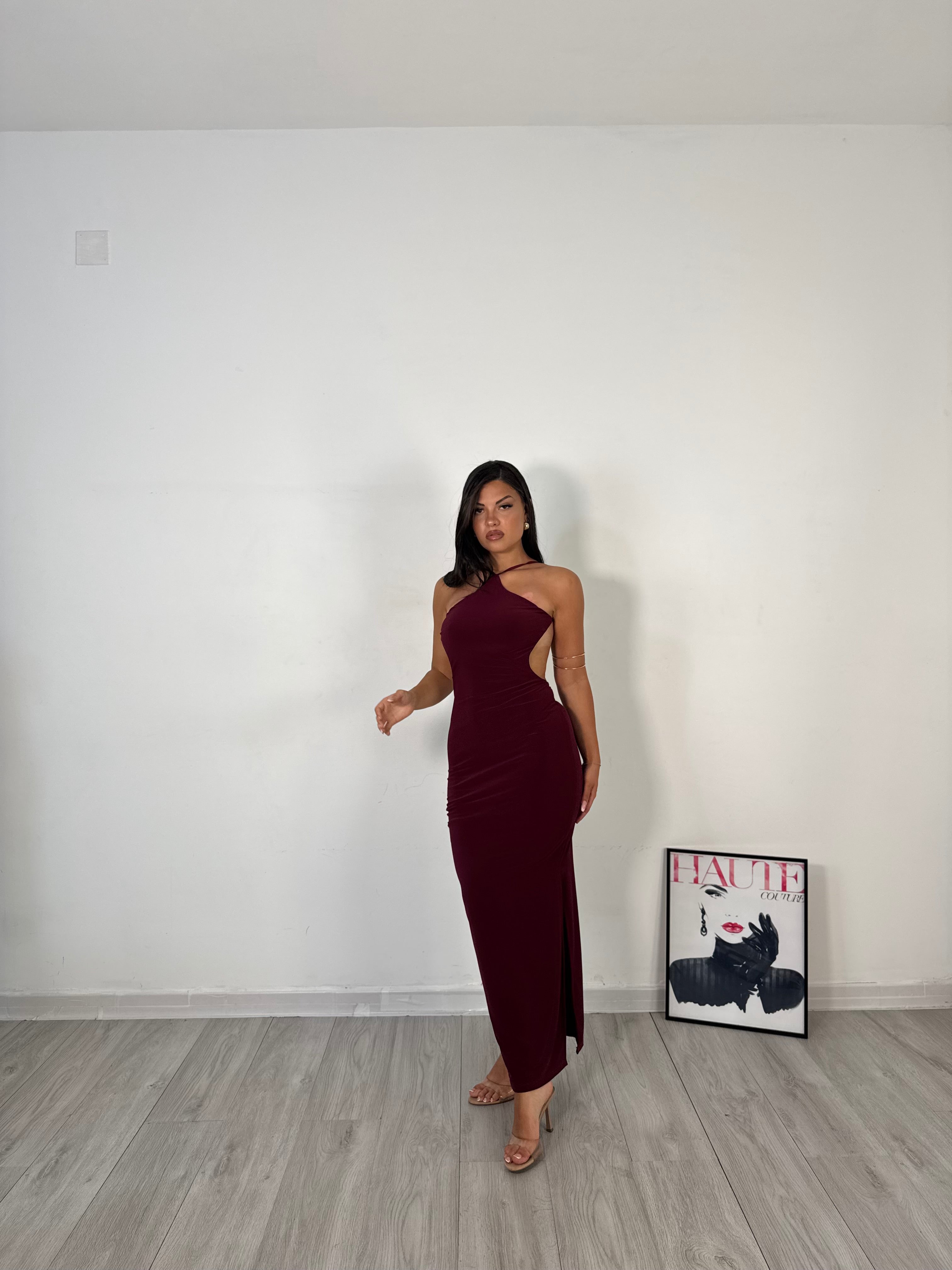 LONGDRESS ANITA BORDEAUX