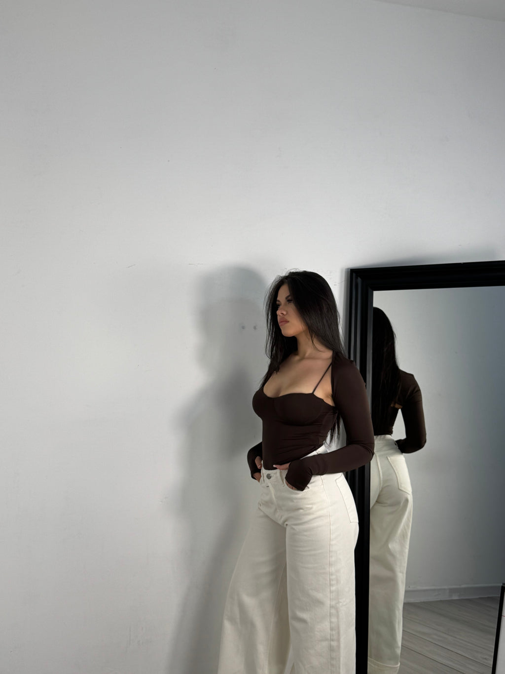 BODY COPRISPALLA MARRONE