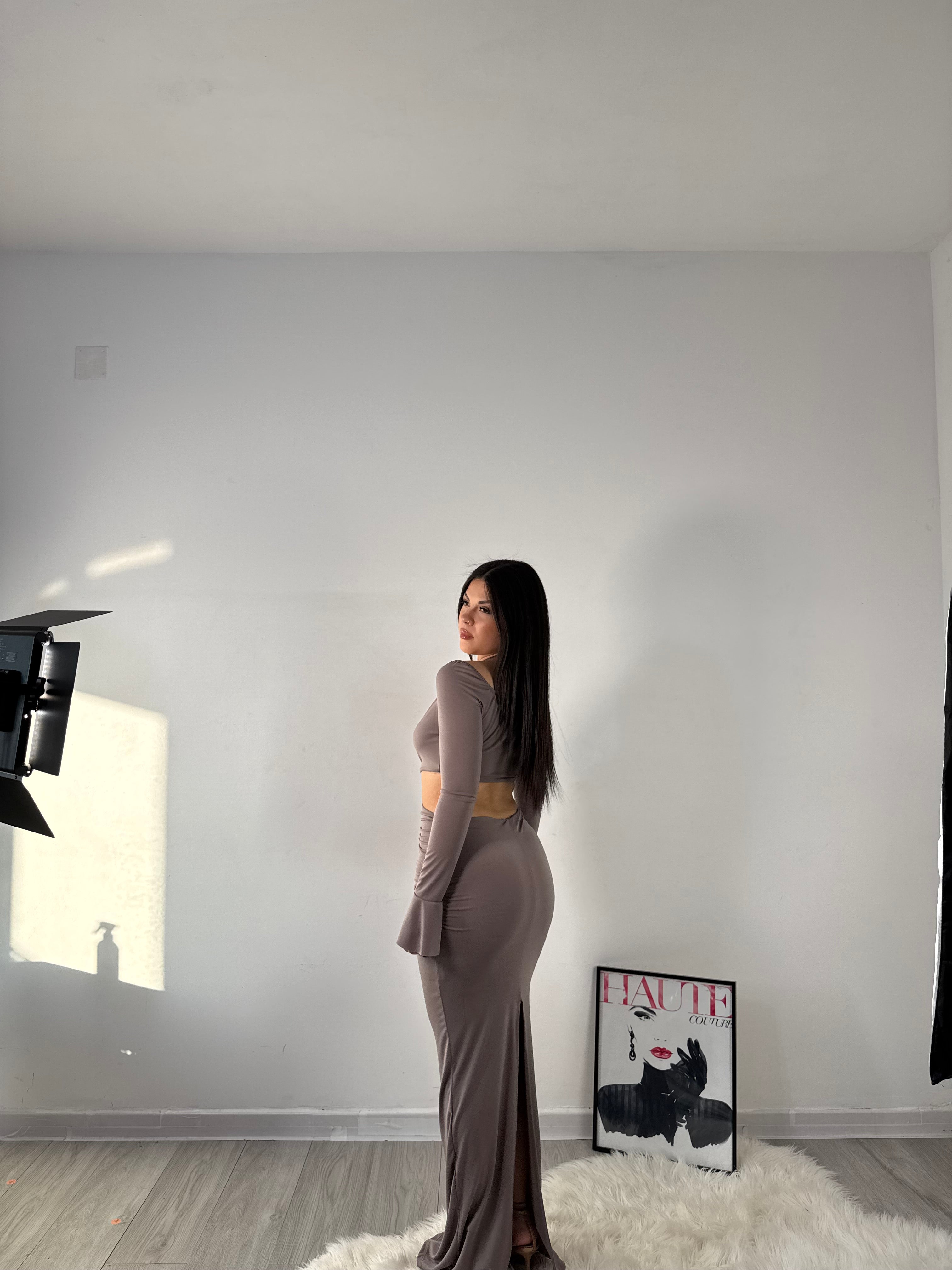 DRESS ROSALIA GRIGIO