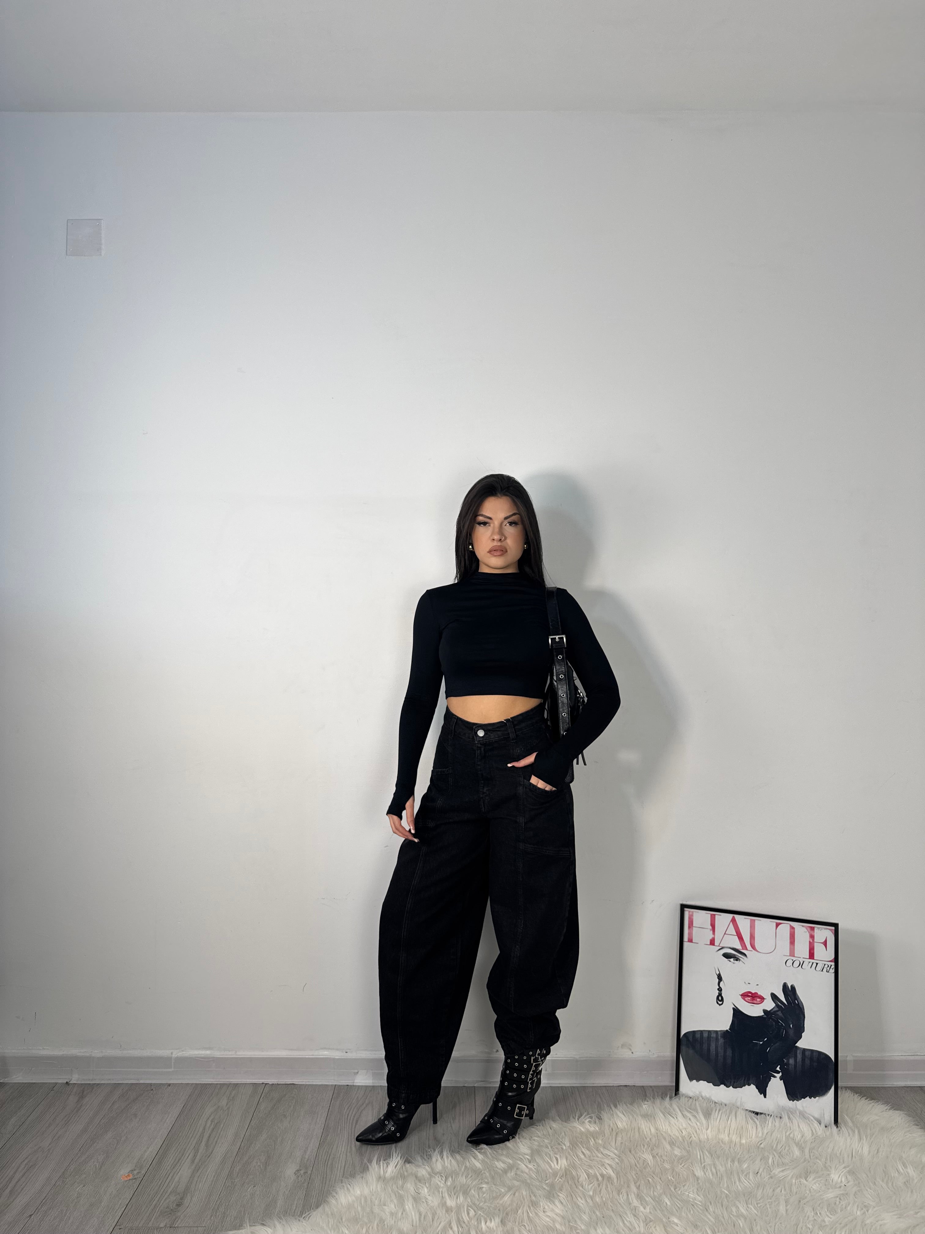 JEANS BALLON BLACK