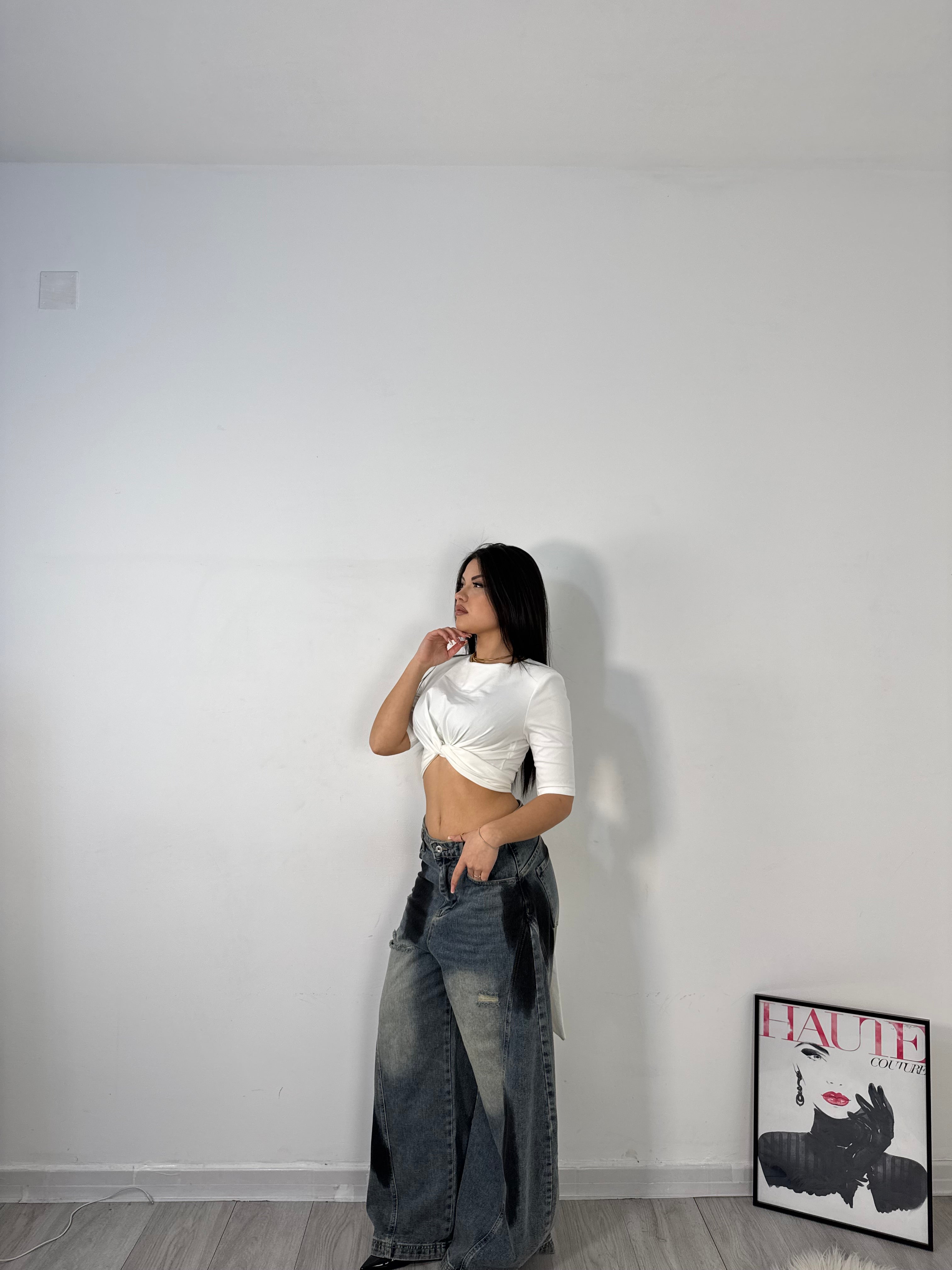 T-SHIRT CROP BIANCA