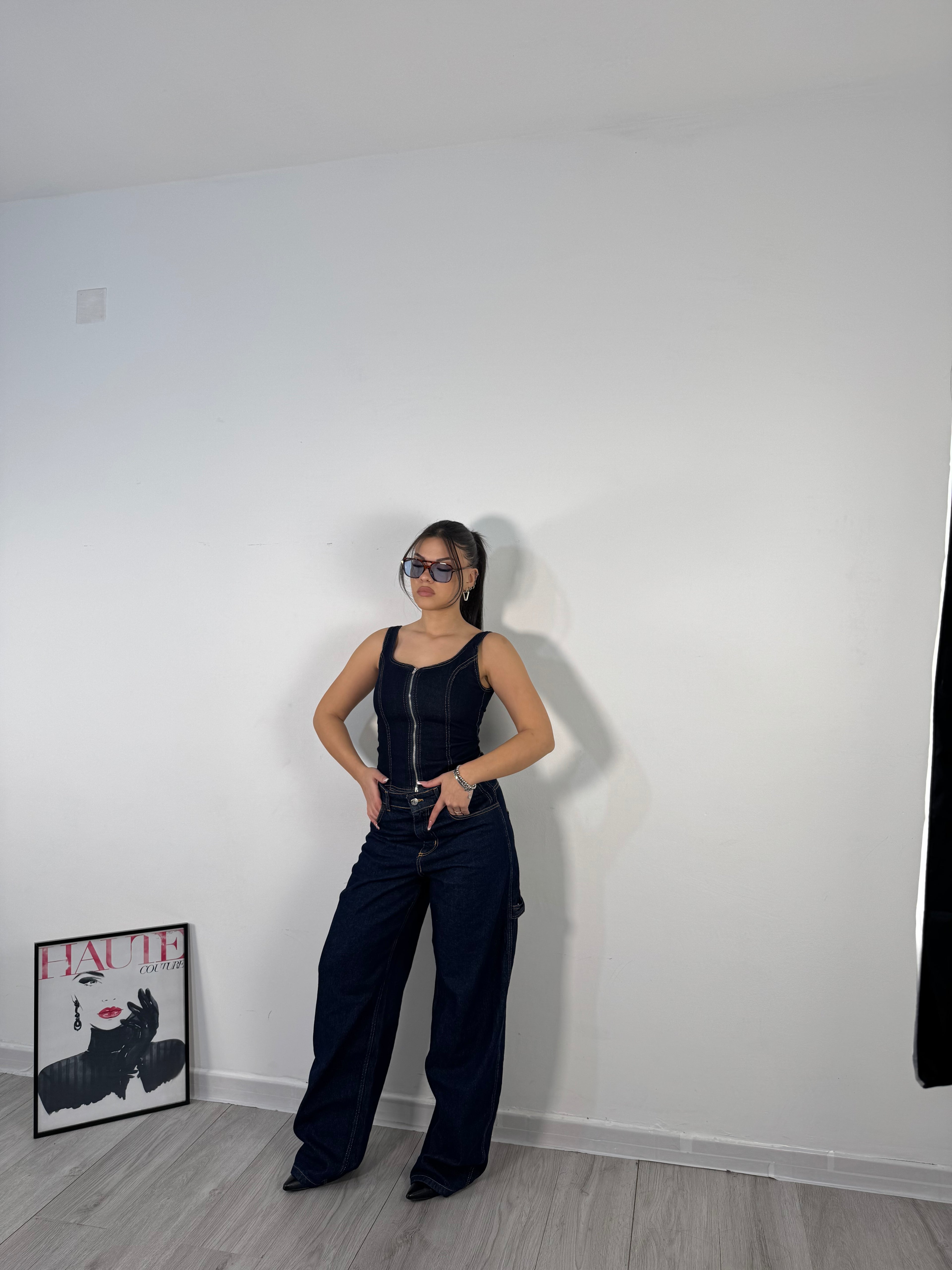 TOP IN DENIM