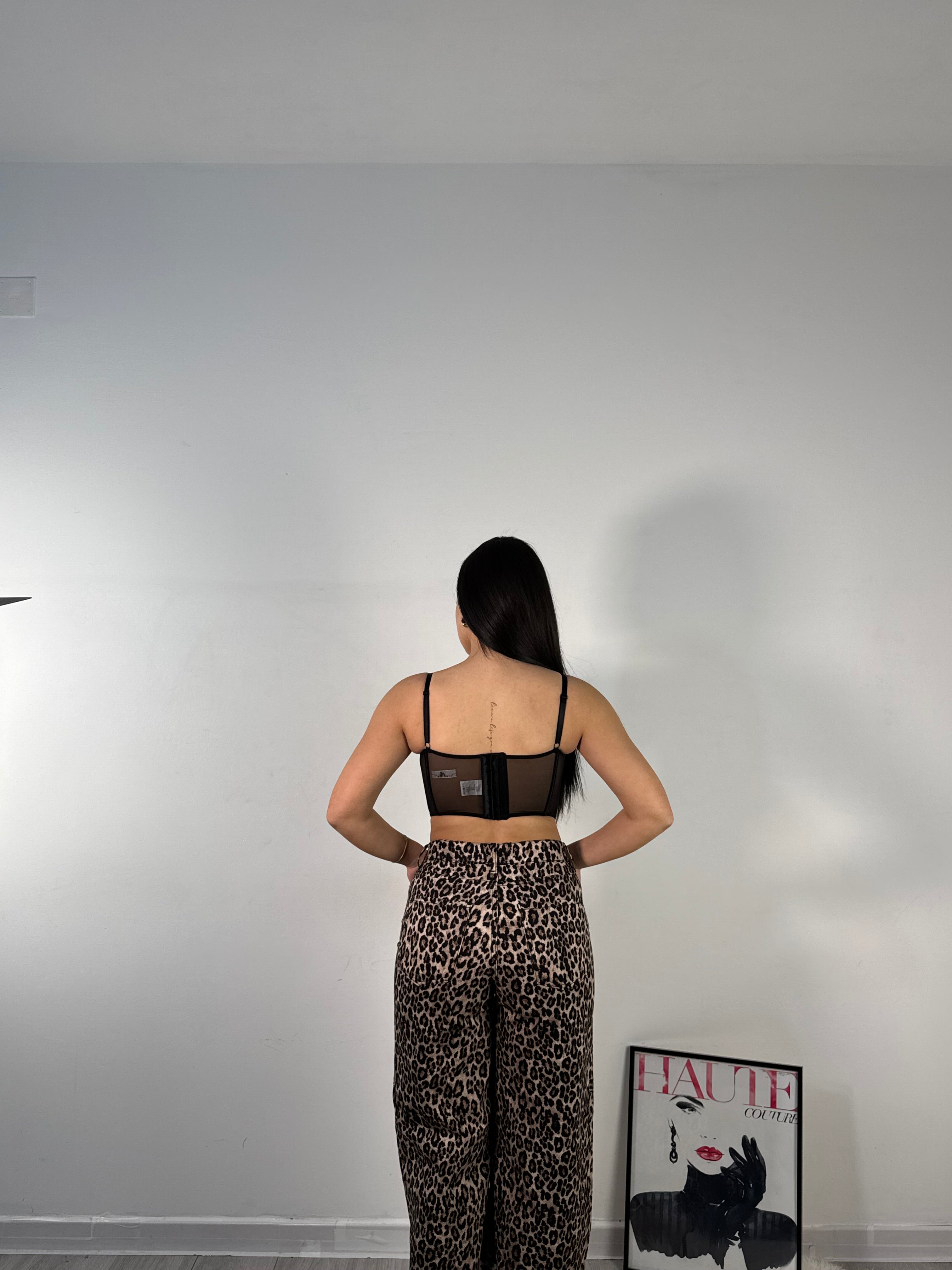 CROP TOP CORSETTO NUDE