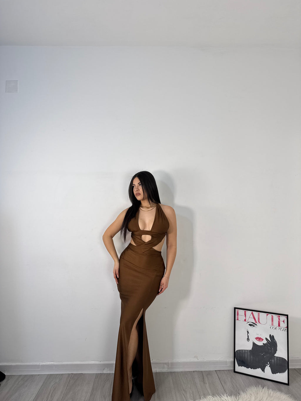 DRESS REBECCA MARRONE