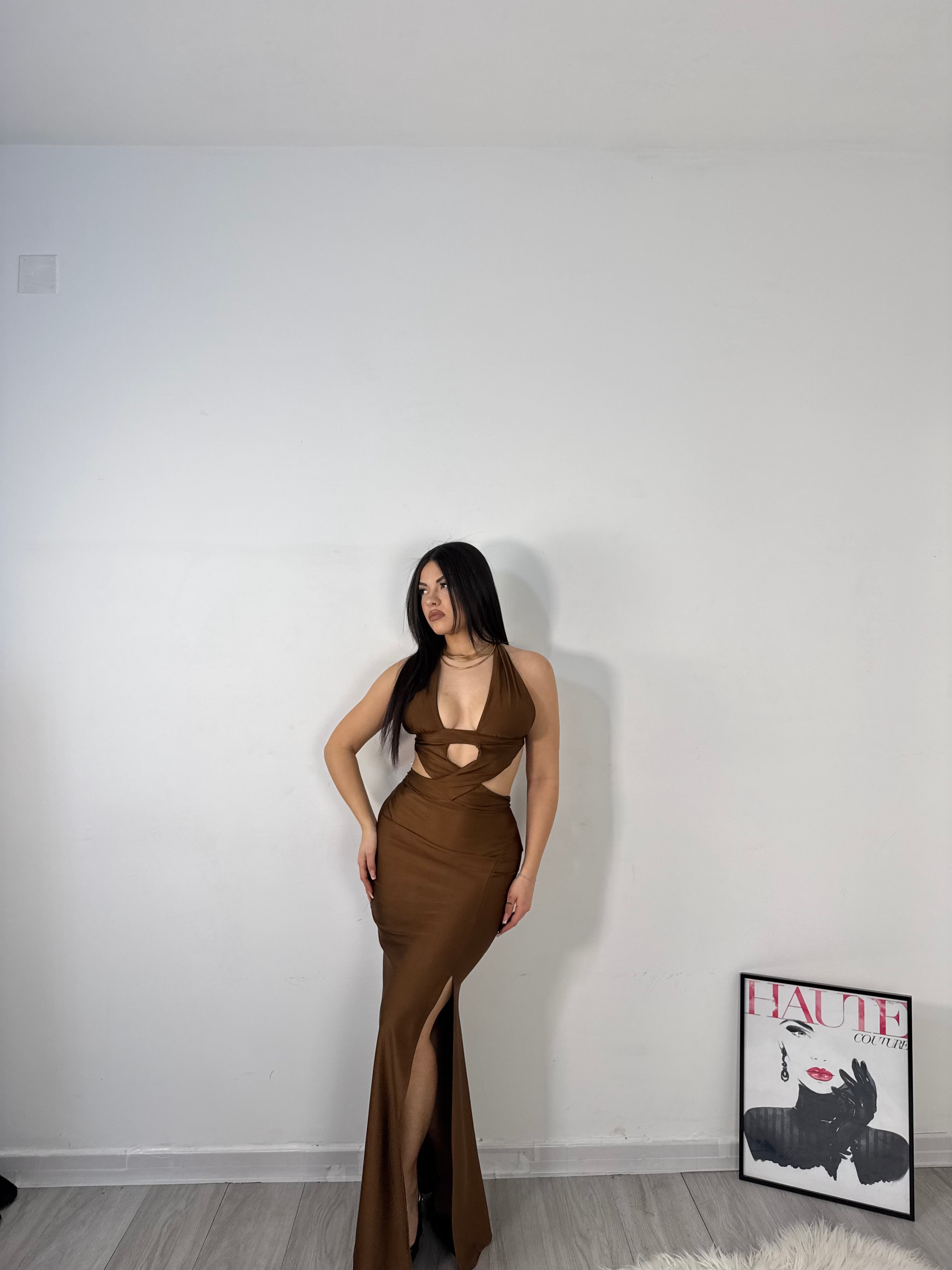 DRESS REBECCA MARRONE