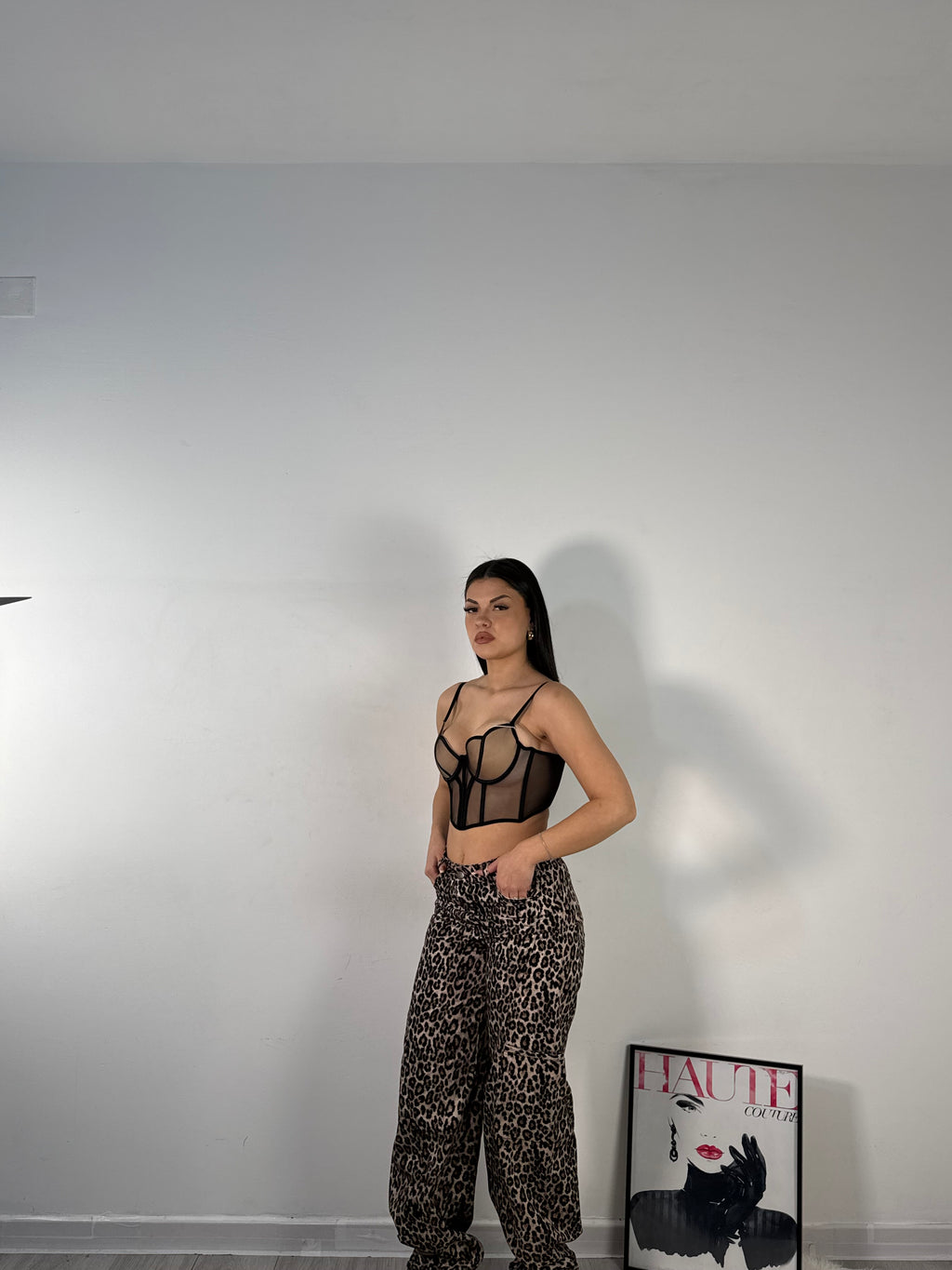 CROP TOP CORSETTO NUDE