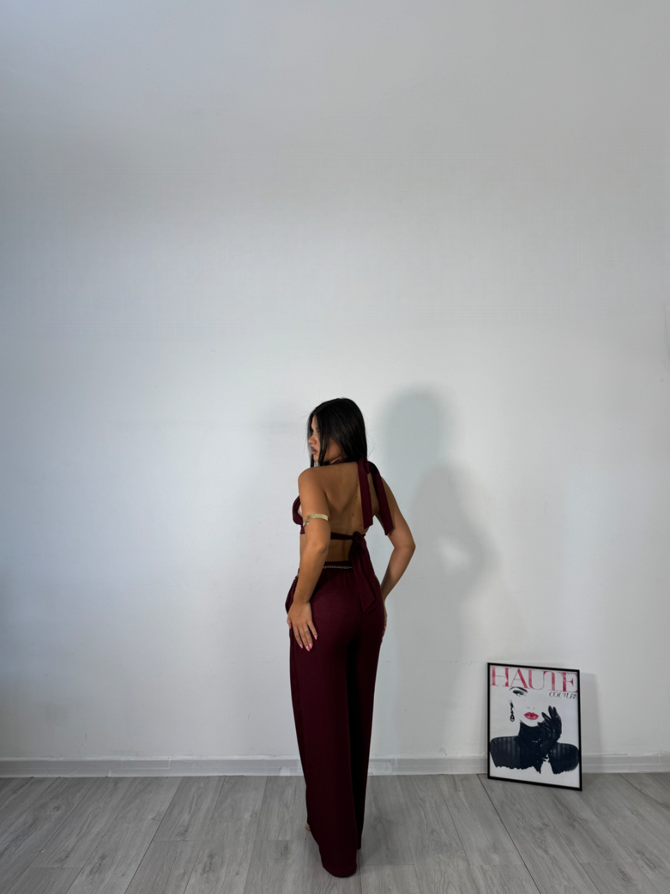 CORDSET SELENE BORDEAUX