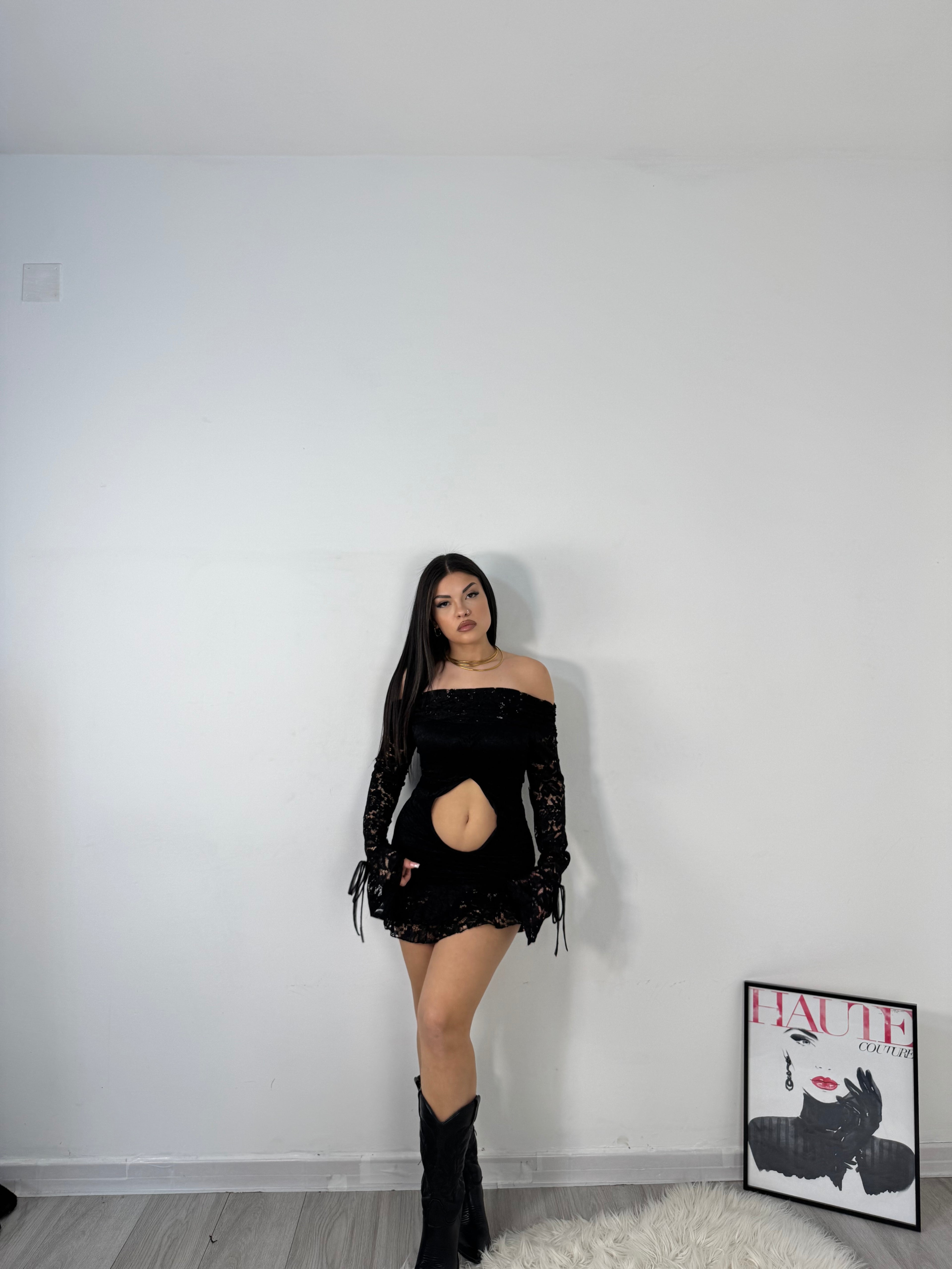 DRESS SARA MACRAME