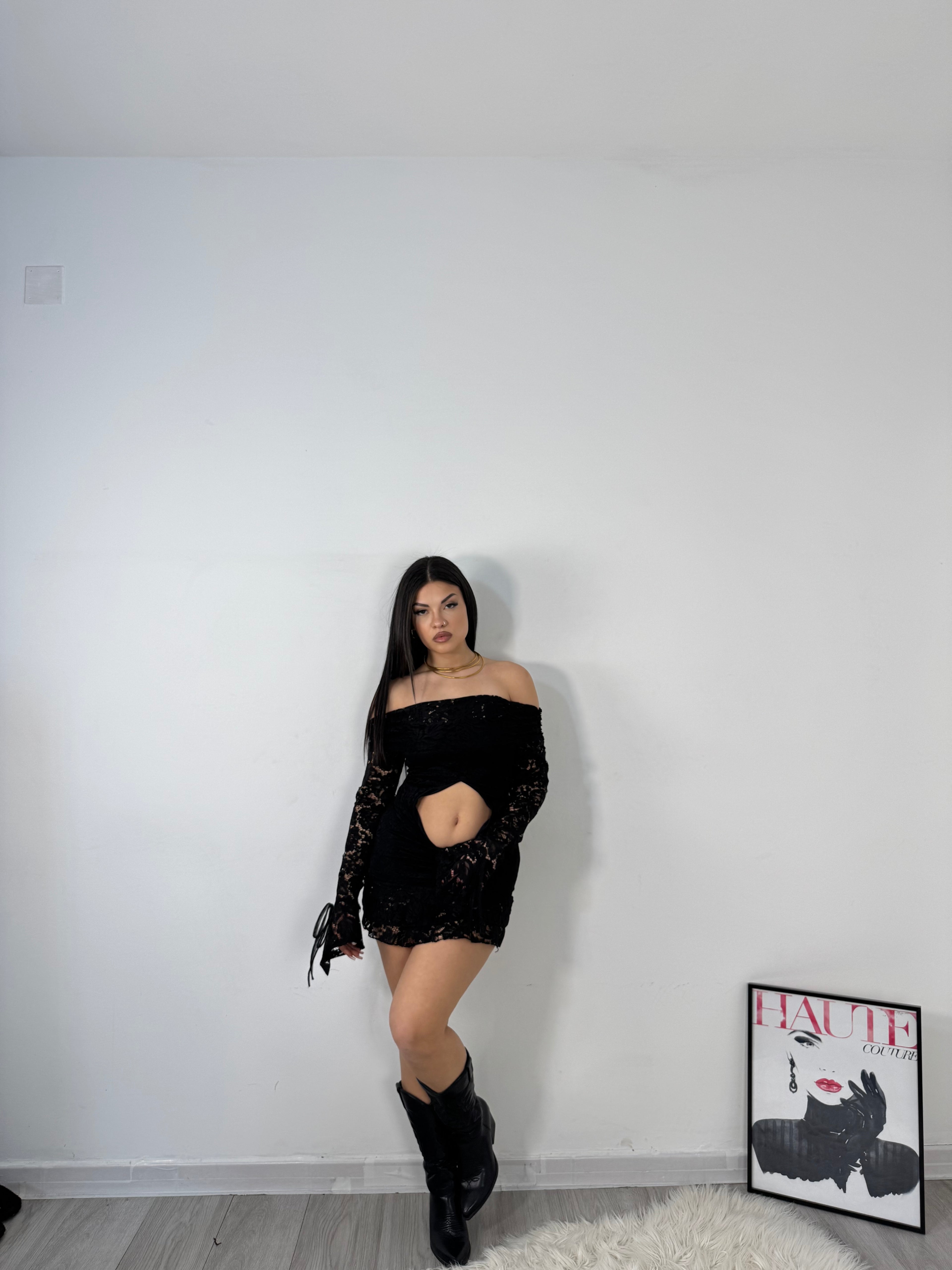 DRESS SARA MACRAME