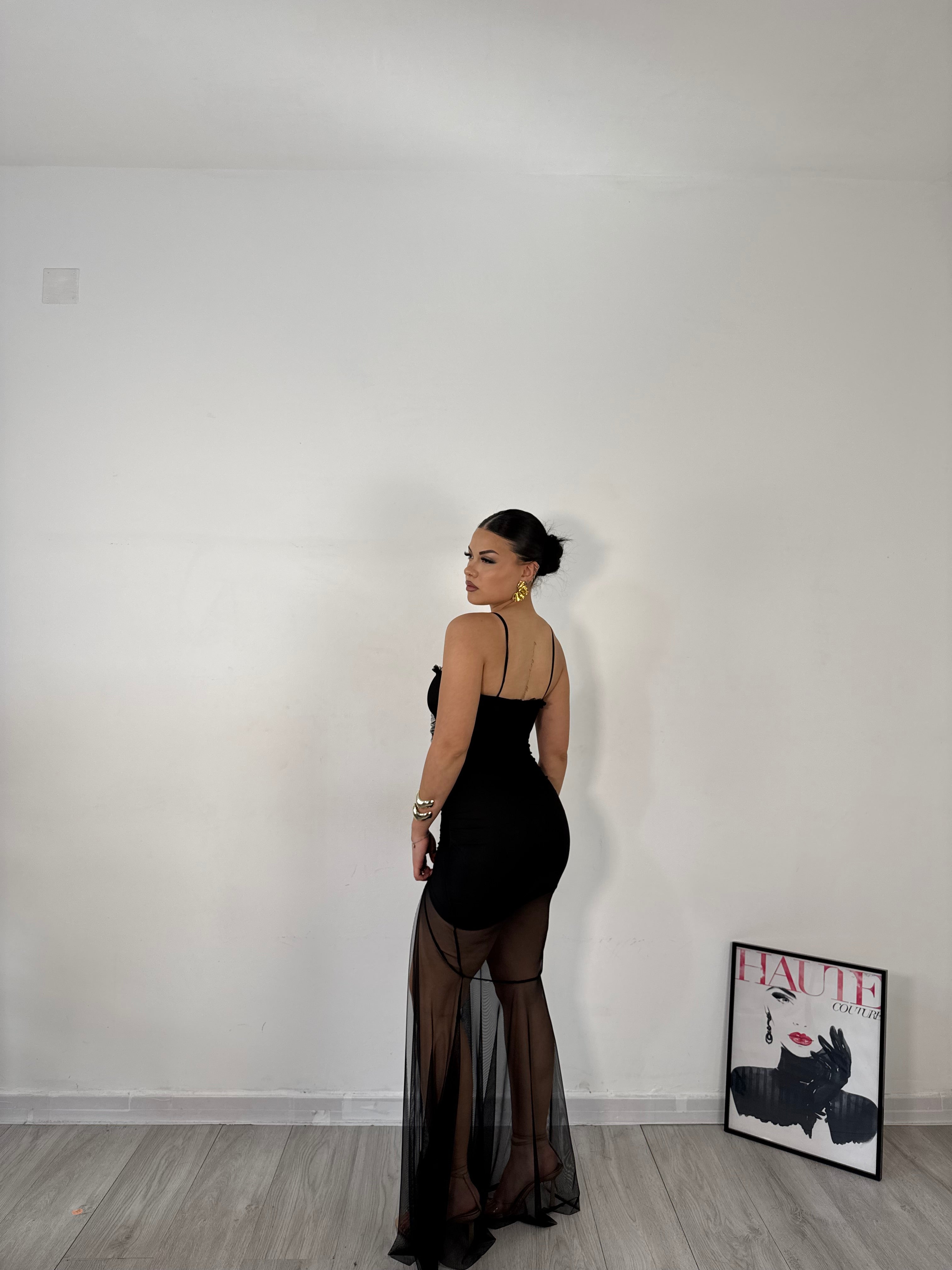 LONGDRESS SELENA NERO