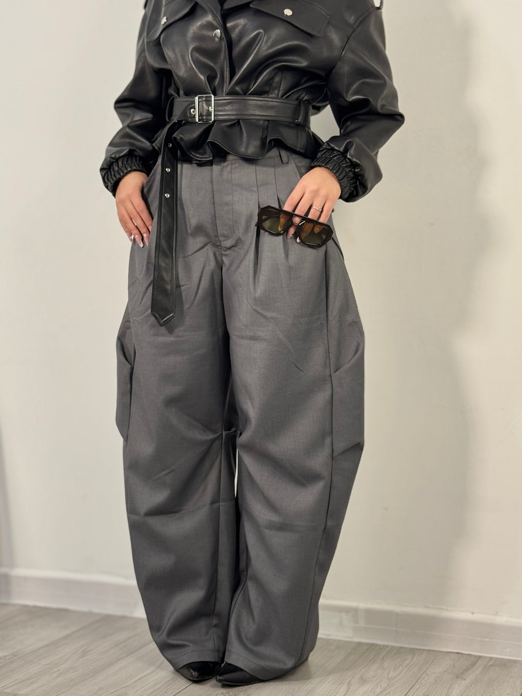 PANT BALLON GRIGIO