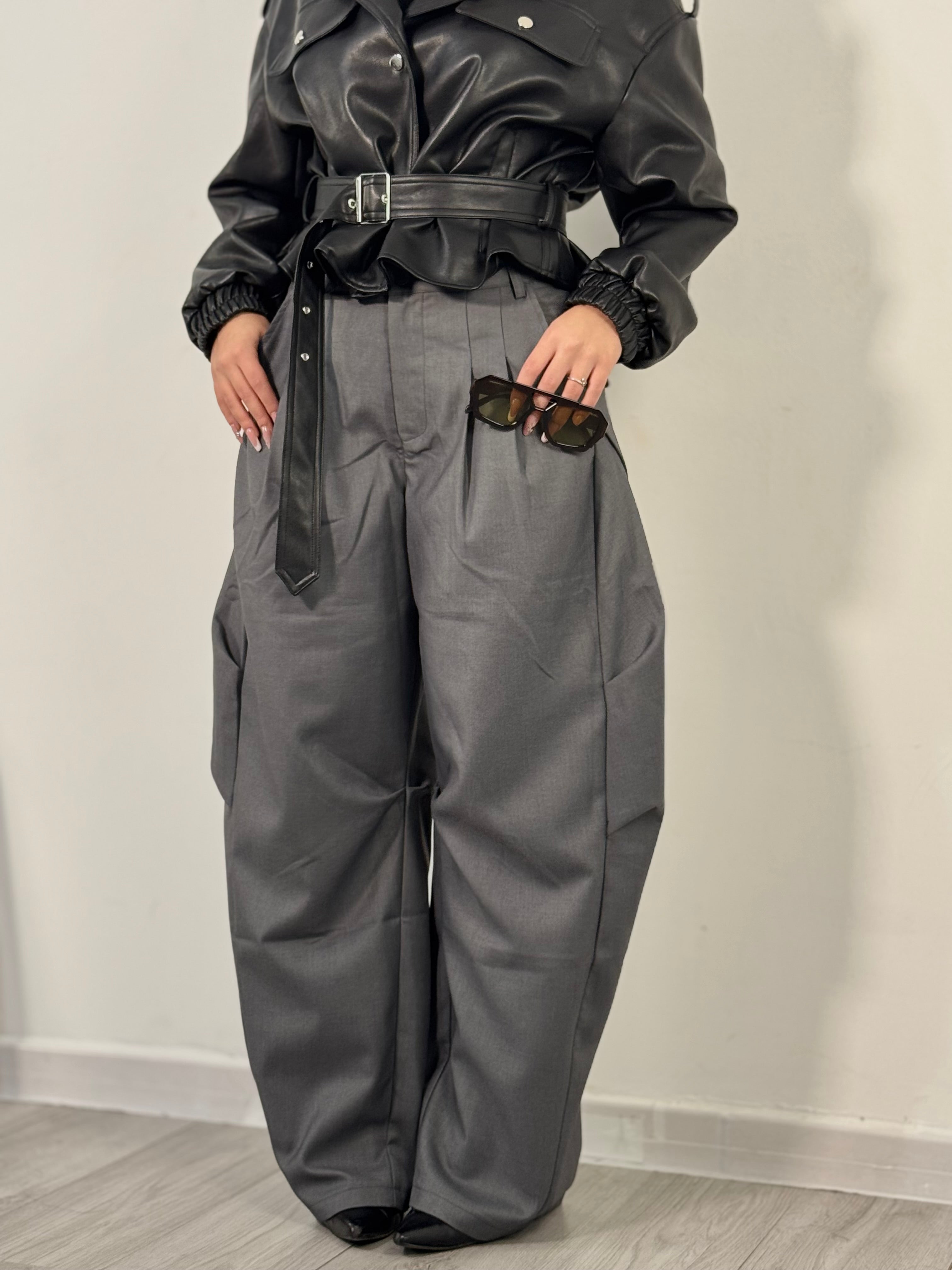 PANT BALLON GRIGIO
