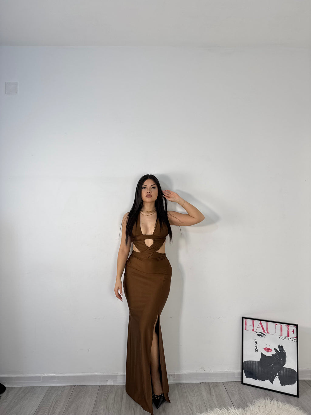 DRESS REBECCA MARRONE