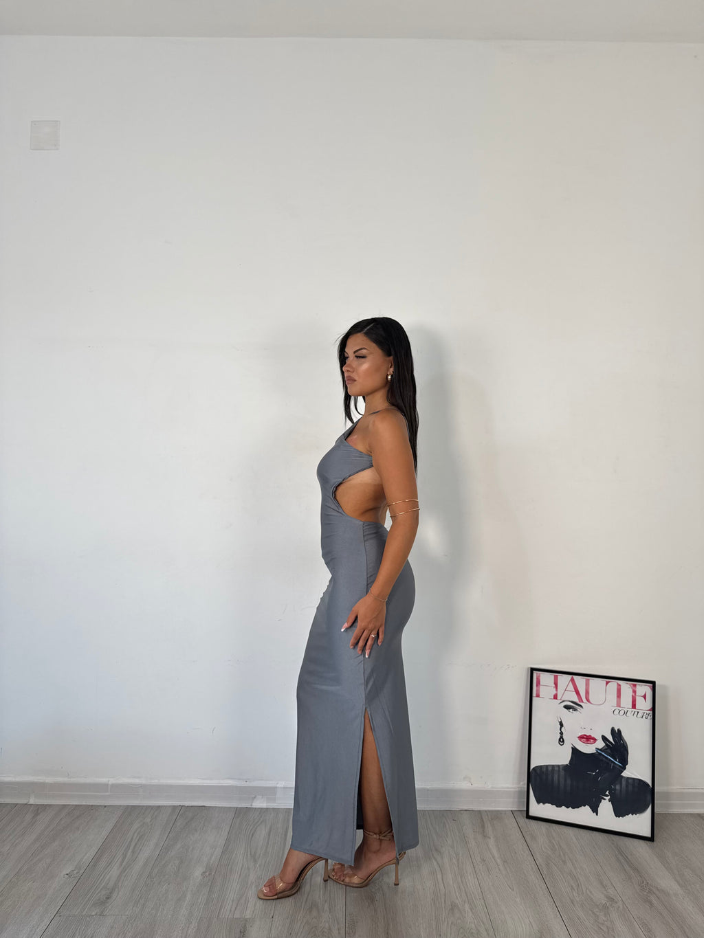 LONGDRESS ANITA GRIGIO