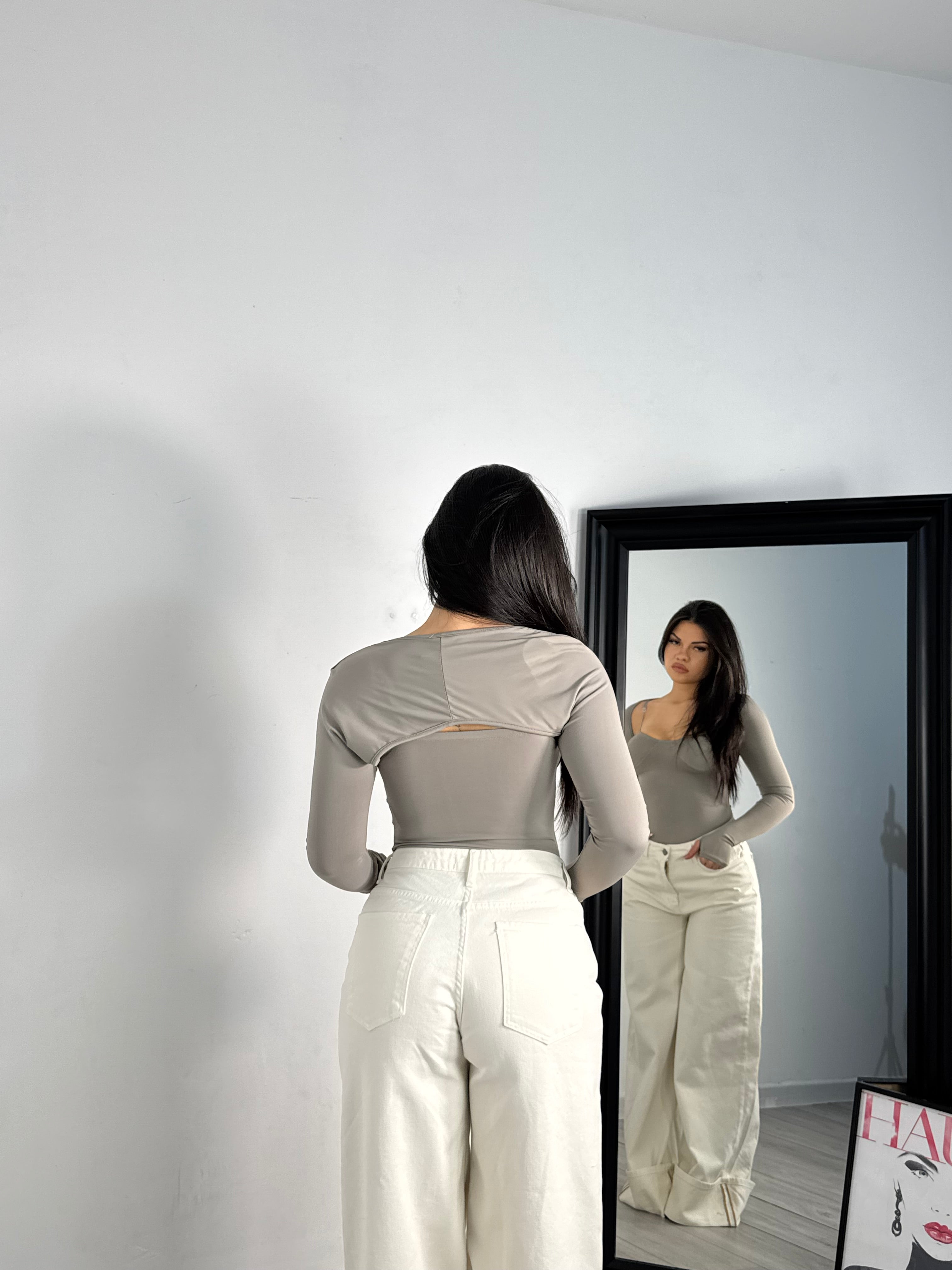 BODY COPRISPALLA GRIGIO