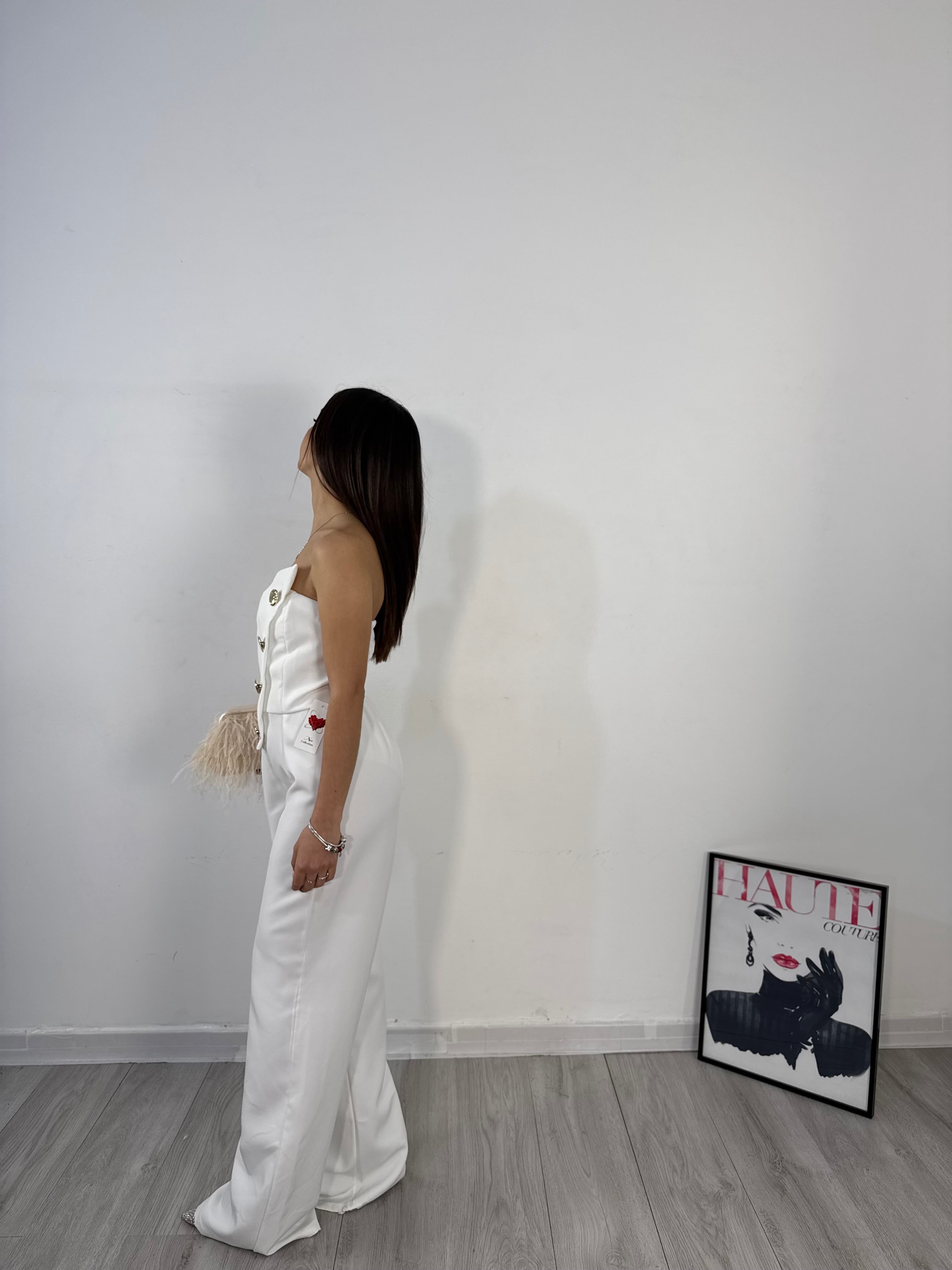 JUMPSUIT LADYLIKE WHITE