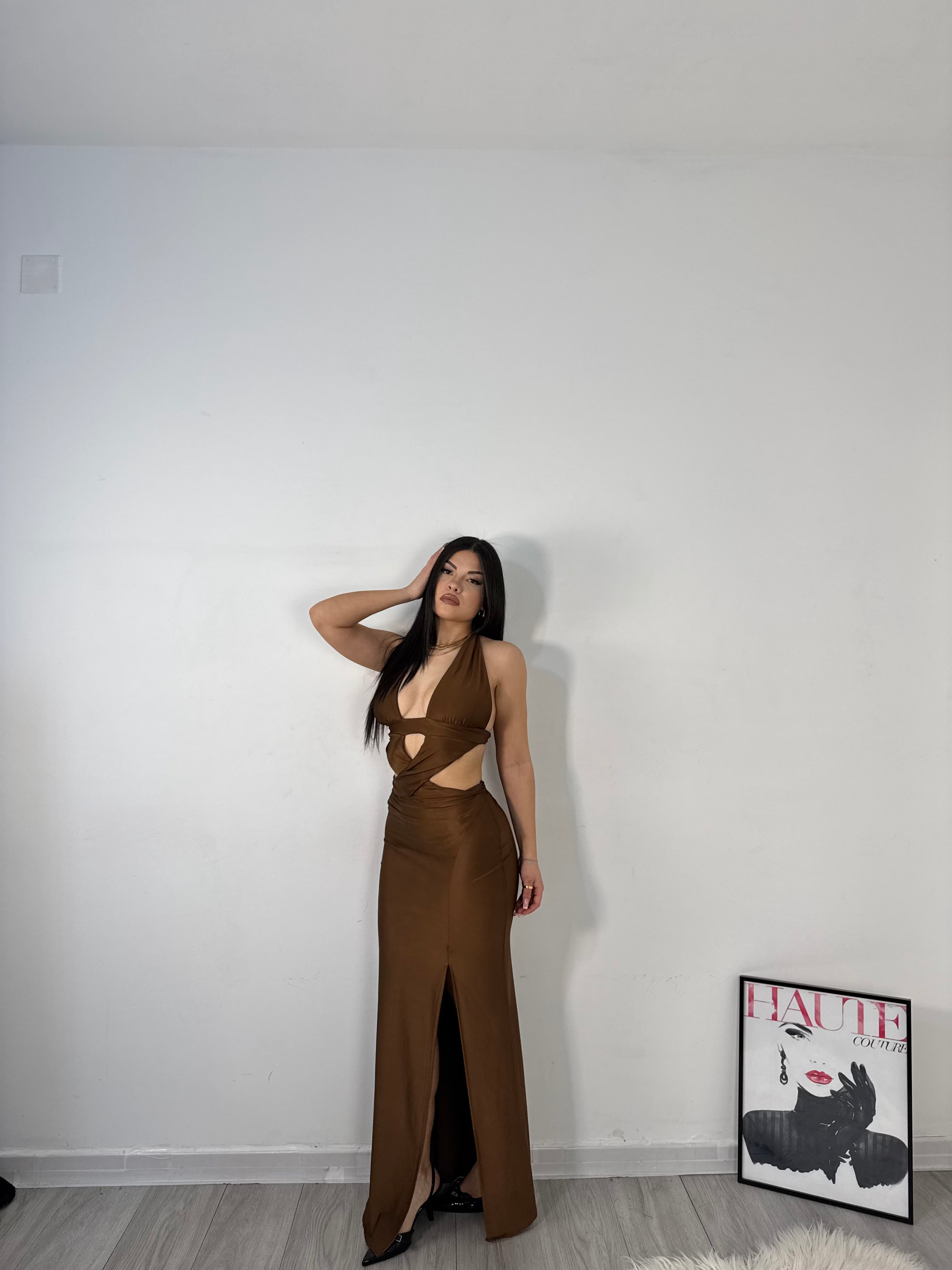 DRESS REBECCA MARRONE