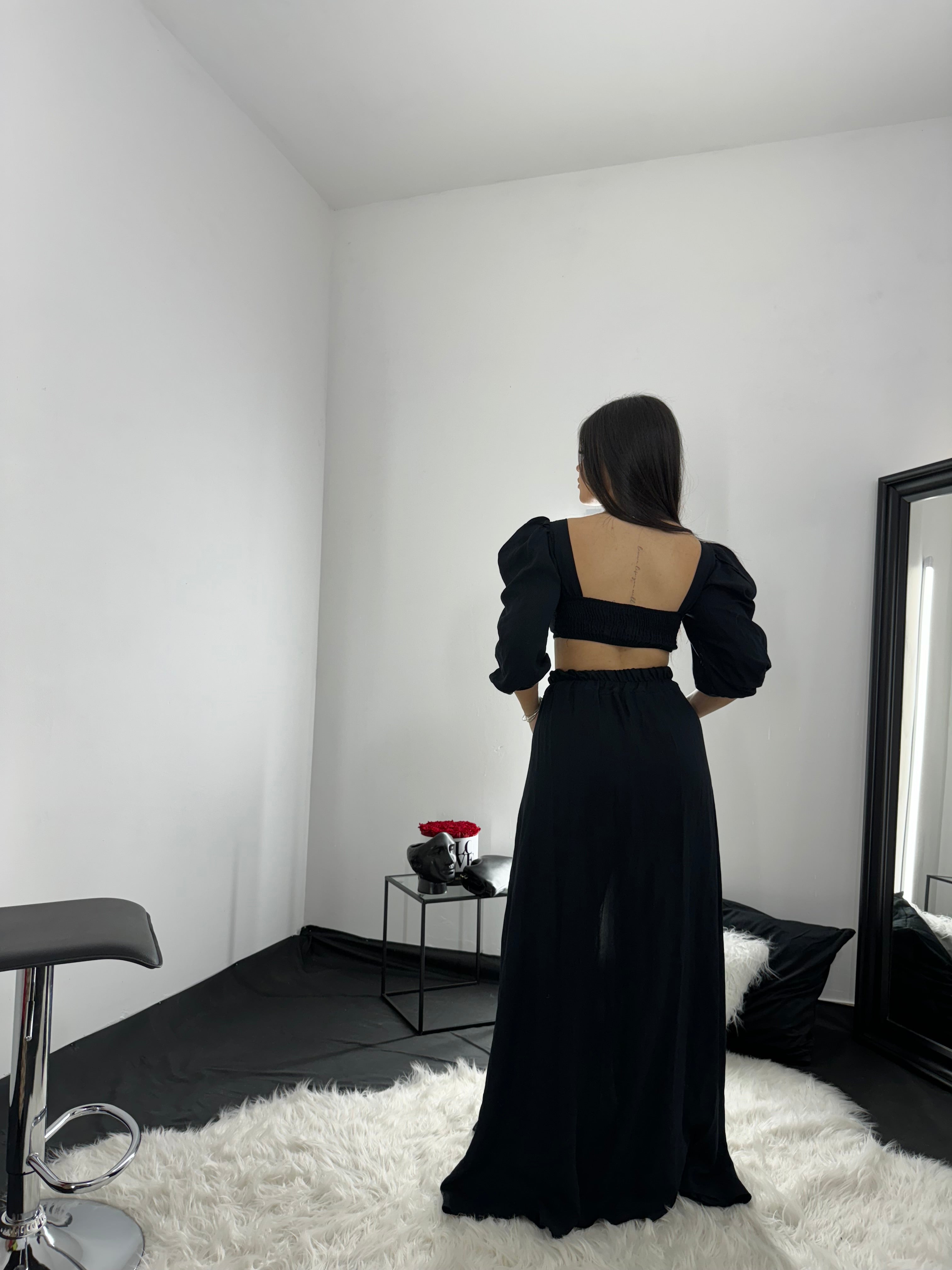 CORDSET POSITANO NERO