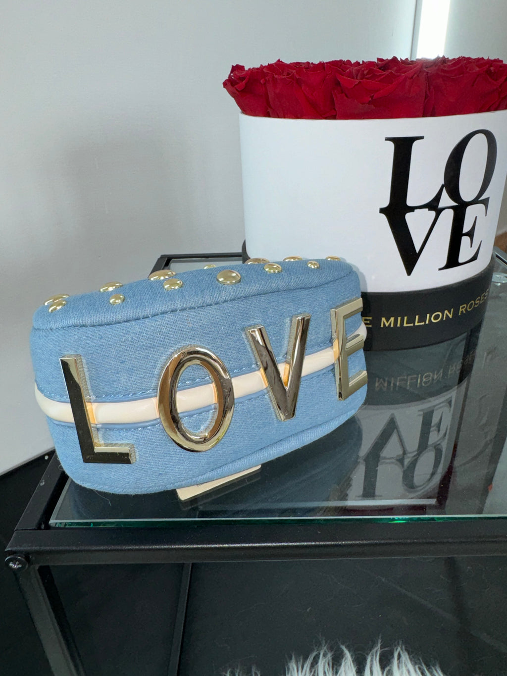 Mini Bag Love  Denim