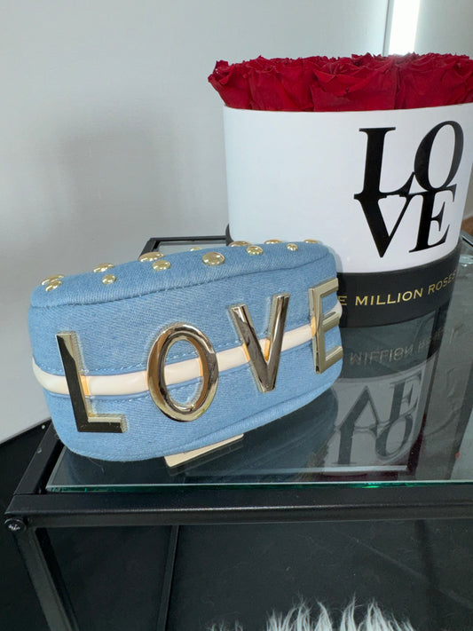 Mini Bag Love  Denim