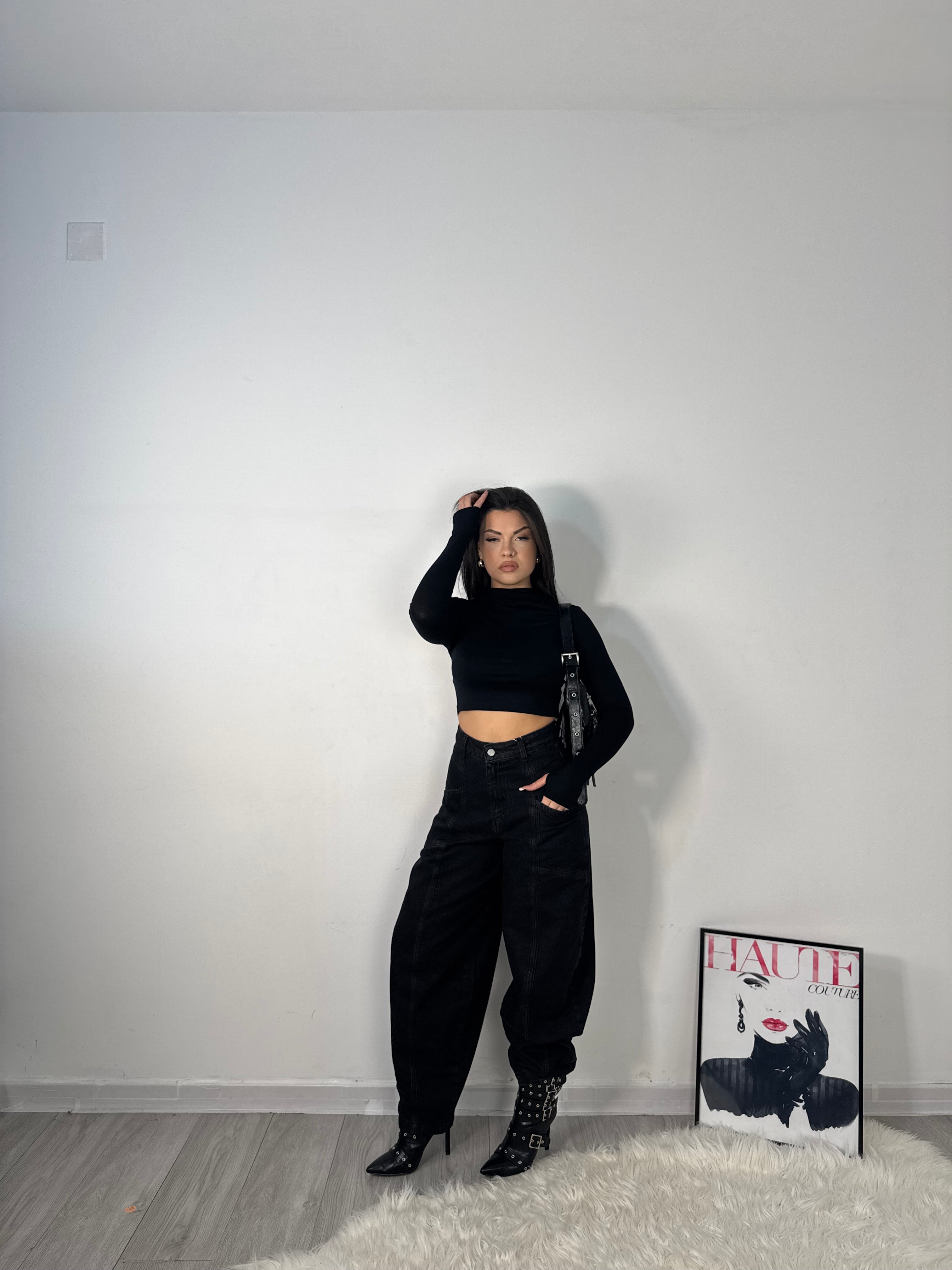 JEANS BALLON BLACK