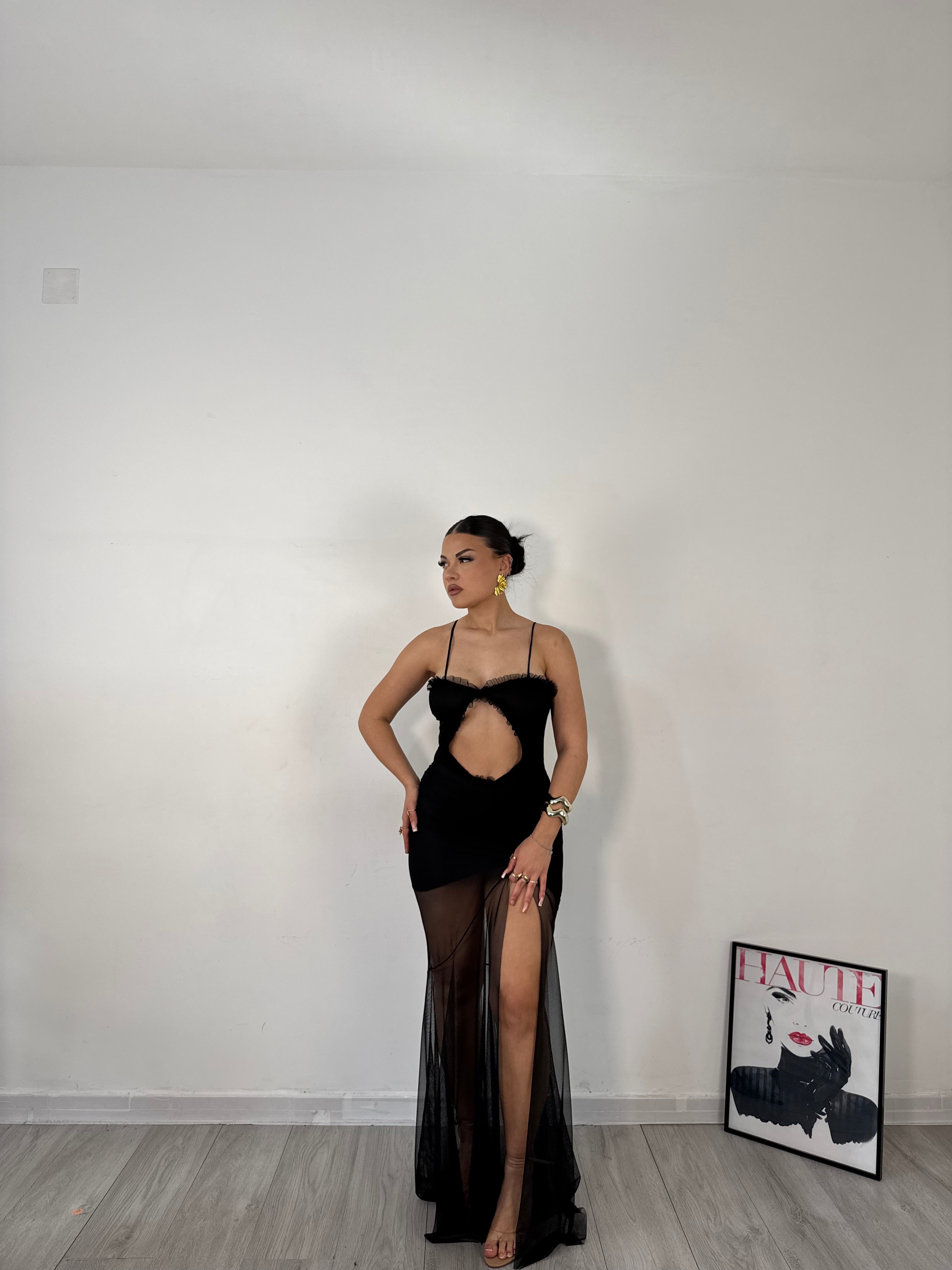 LONGDRESS SELENA NERO