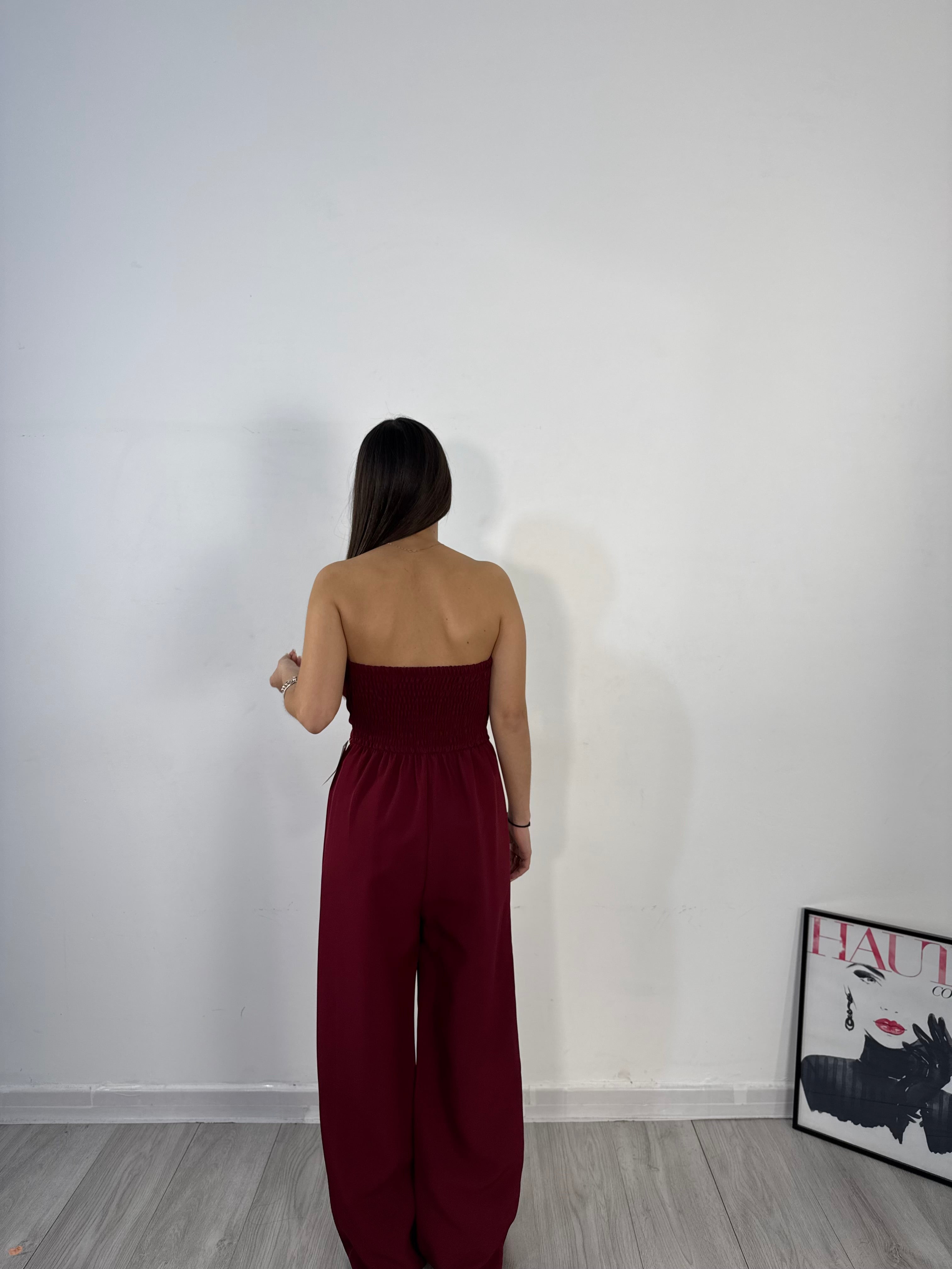 JUMPSUIT LADYLIKE BORDEAUX