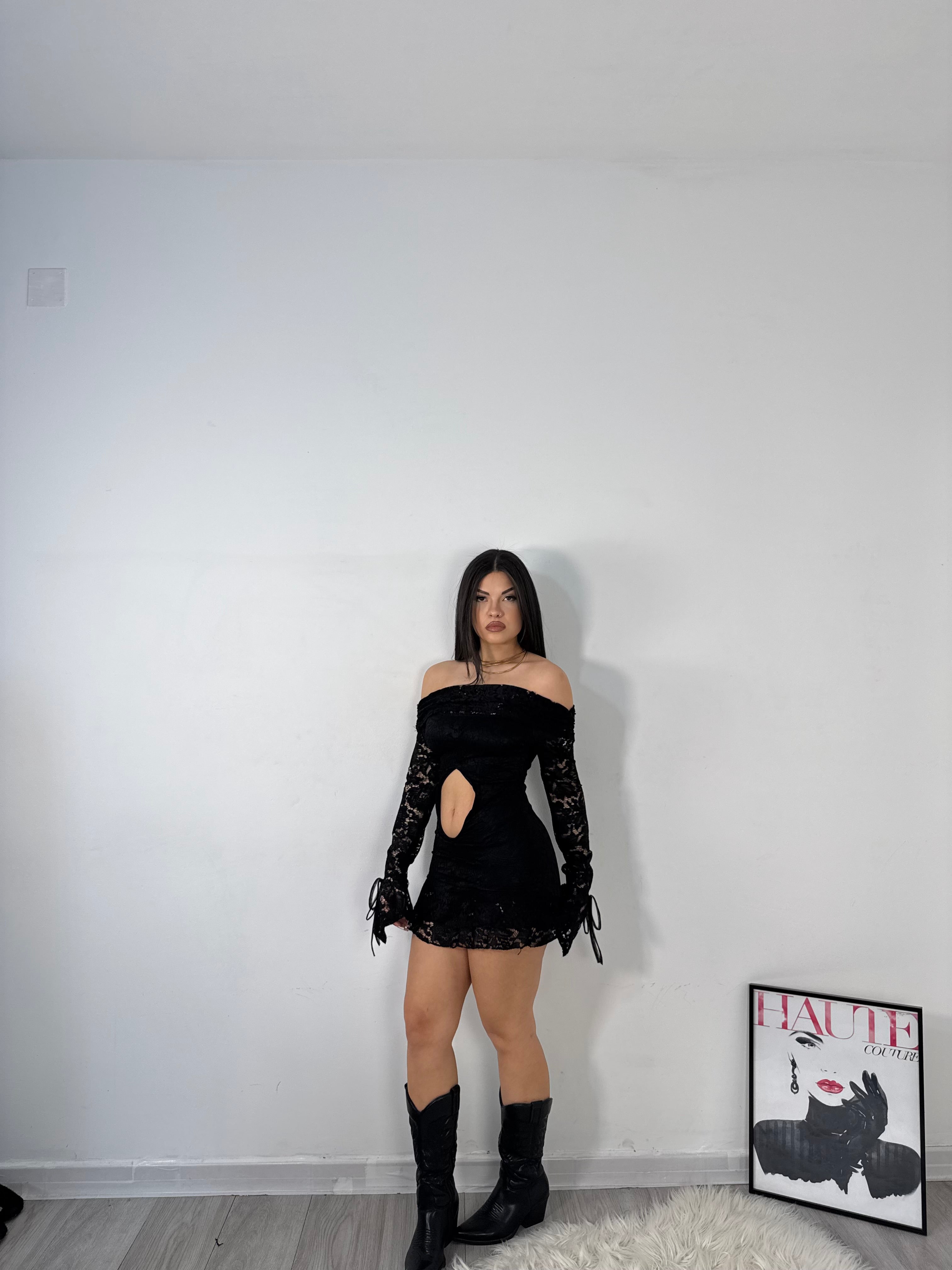 DRESS SARA MACRAME
