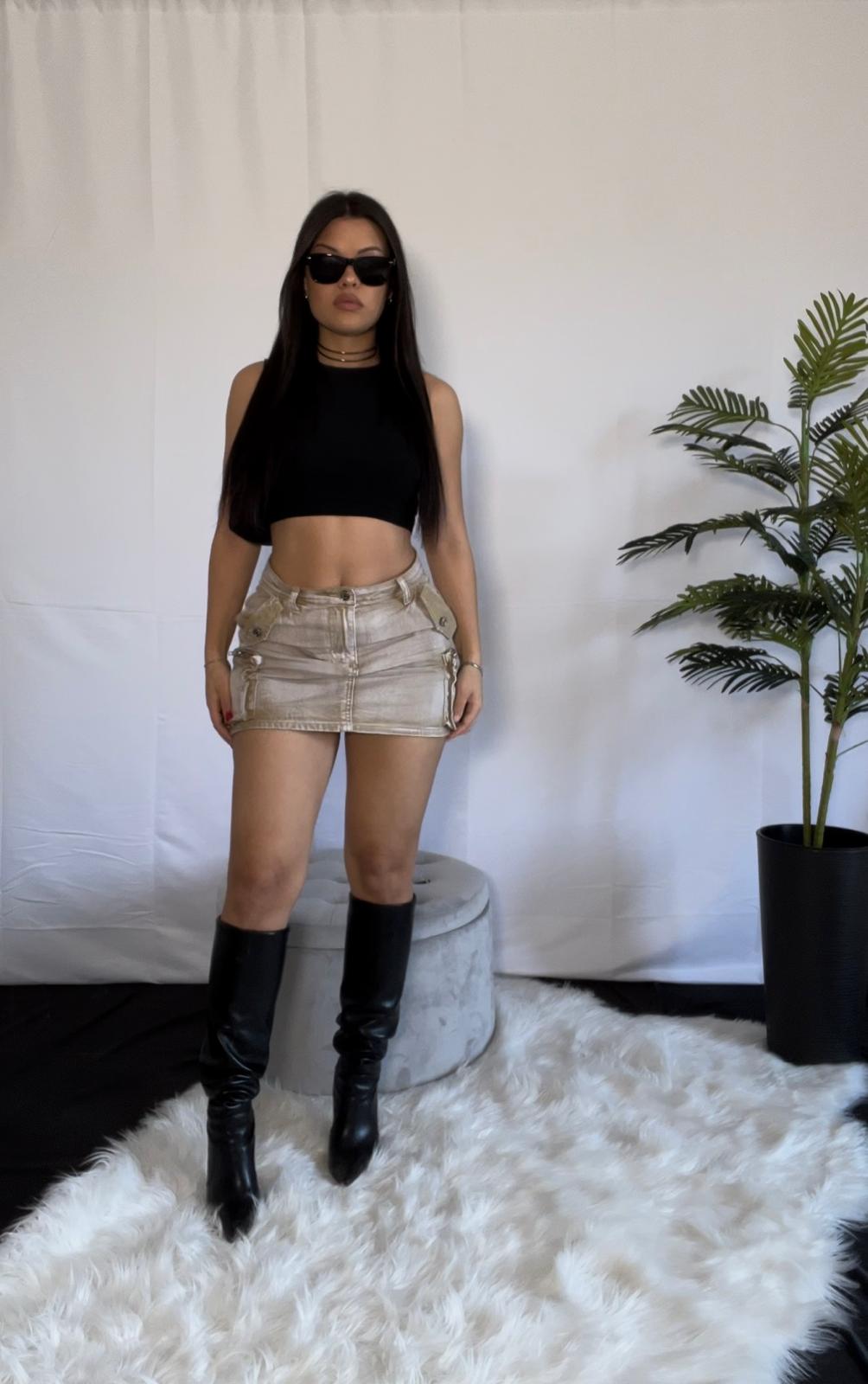 MINI GONNA DENIM