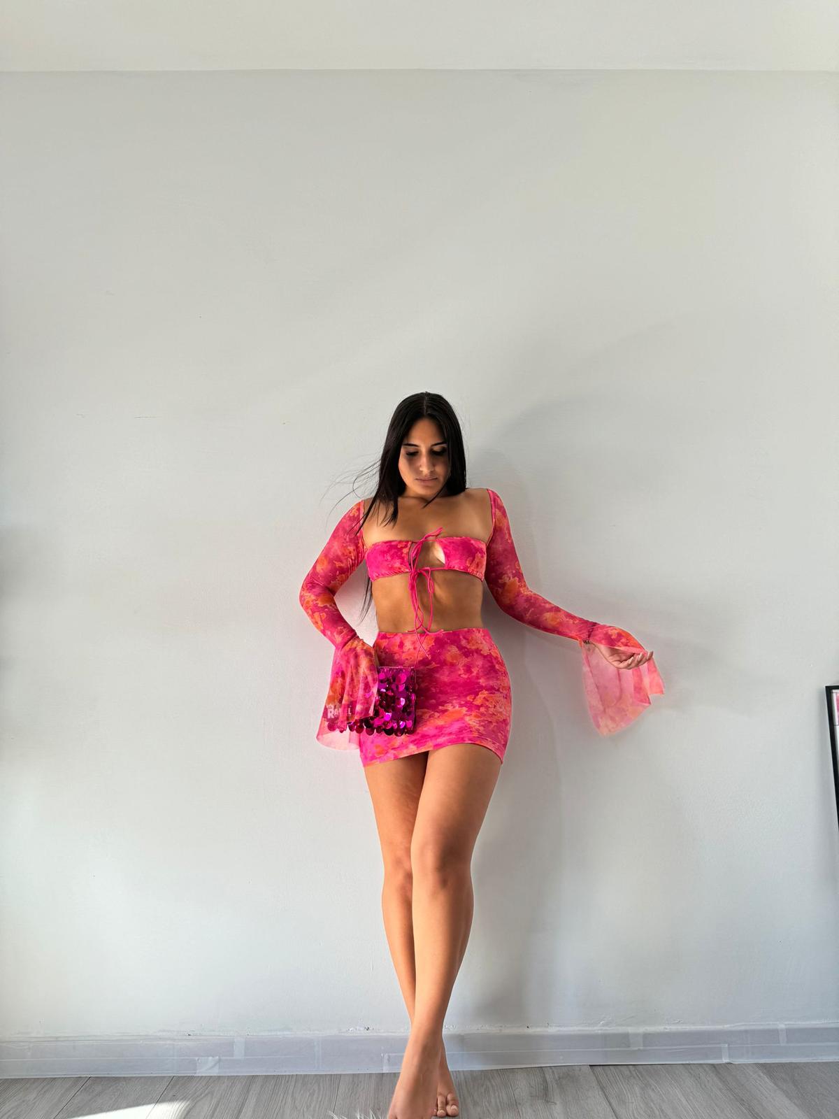 CORDSET IBIZA FUCSIA