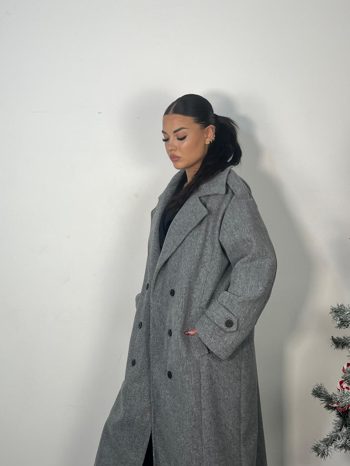 CAPPOTTO OVERSIZE GRIGIO