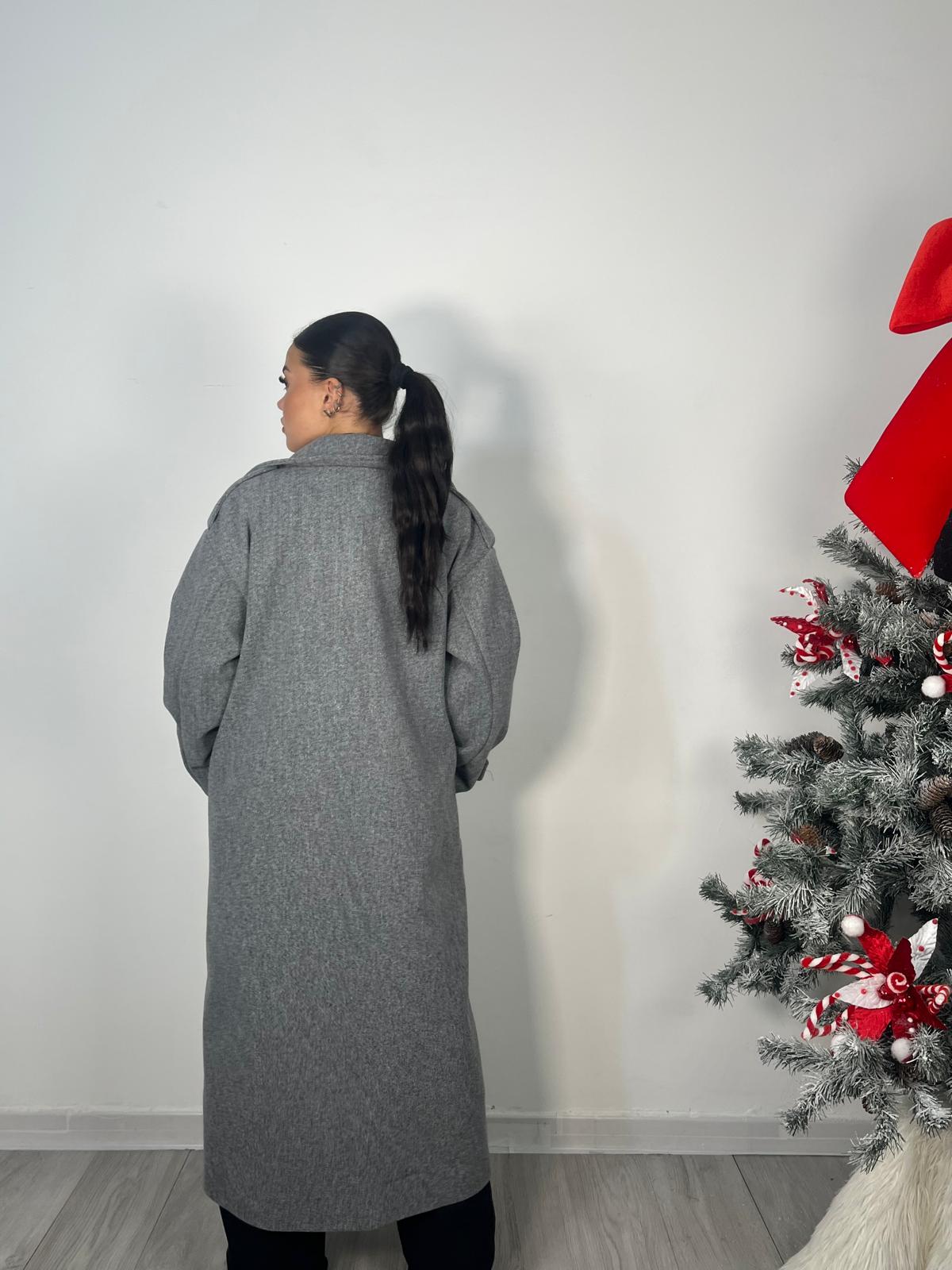 CAPPOTTO OVERSIZE GRIGIO